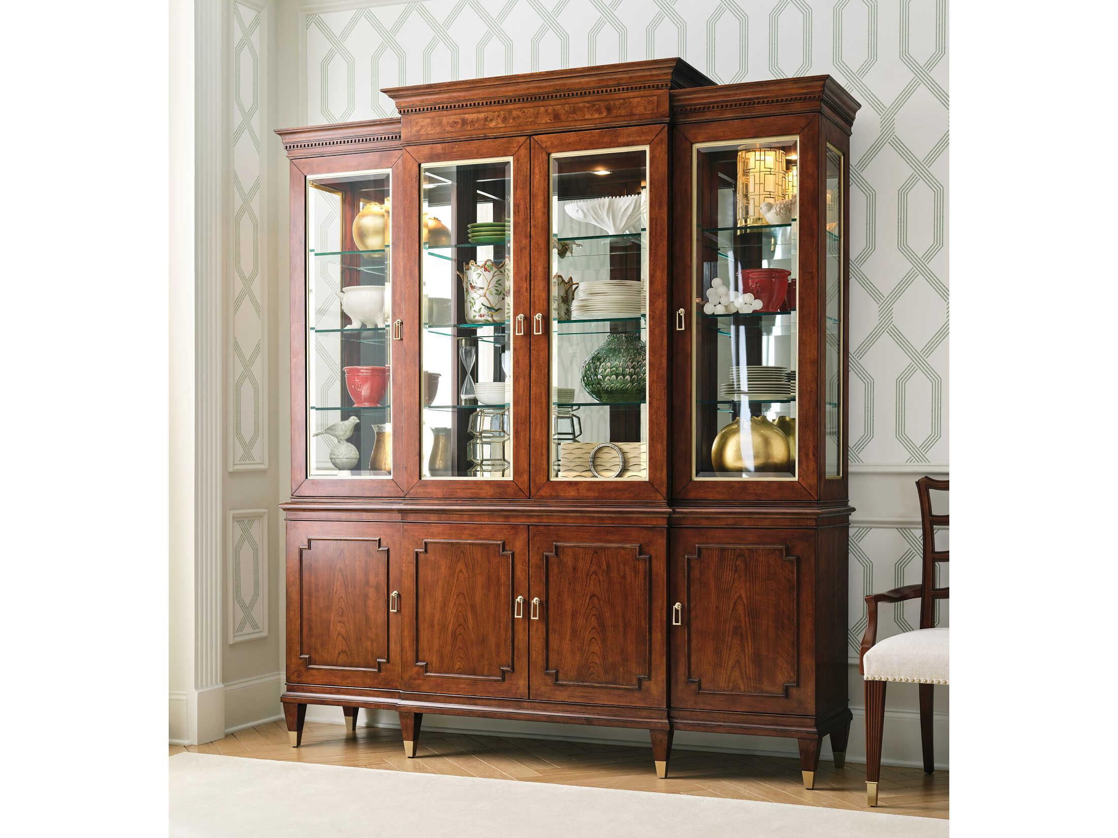 American Drew Addison Andover Solid Wood New Classic Display Cabinet