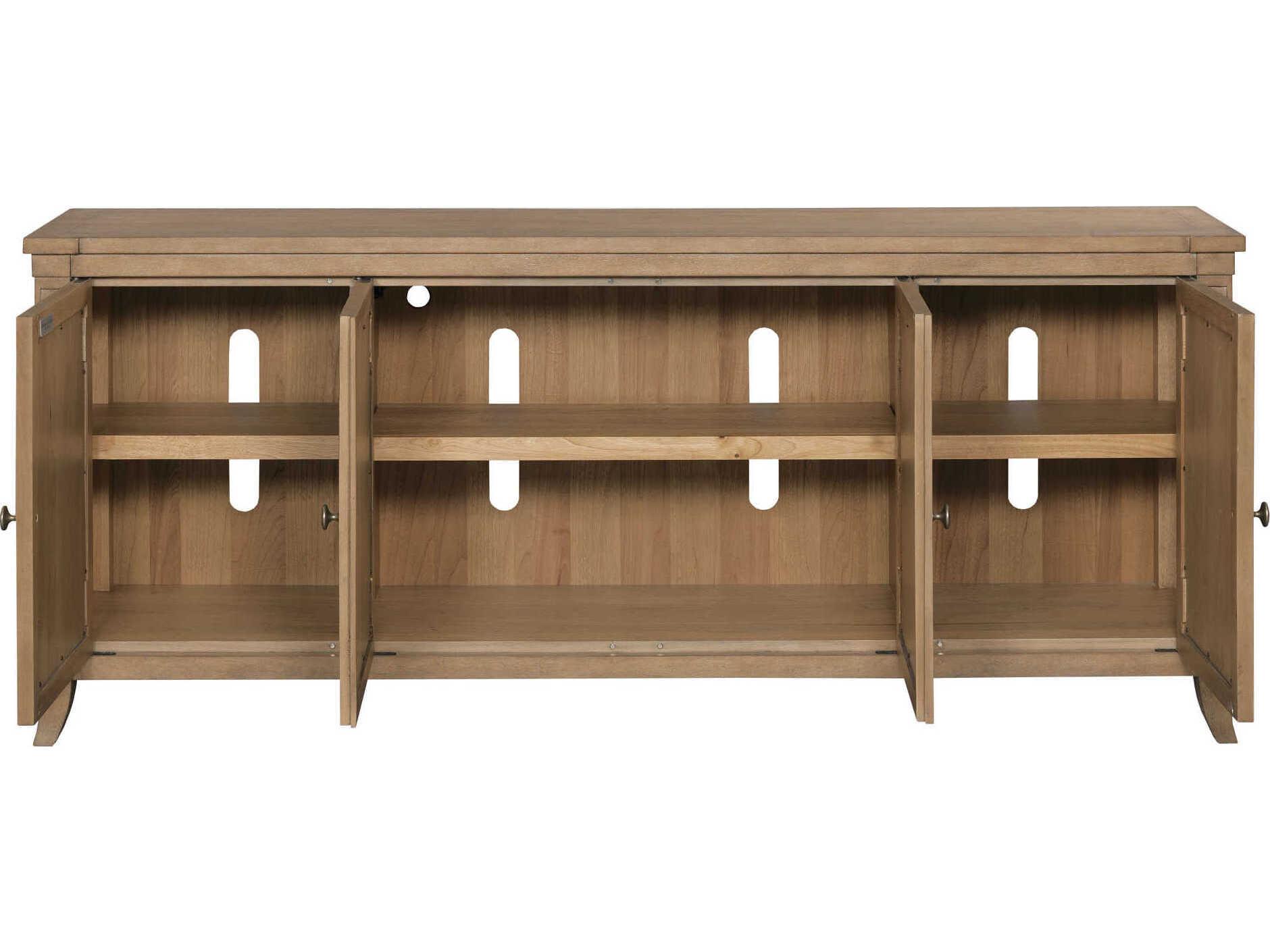 American Drew Chastain Eastview 76" Elm Wood Media Console