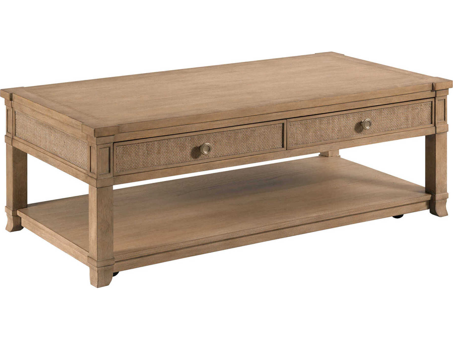 American Drew Chastain Woodfield Rectangular Wood Coffee Table