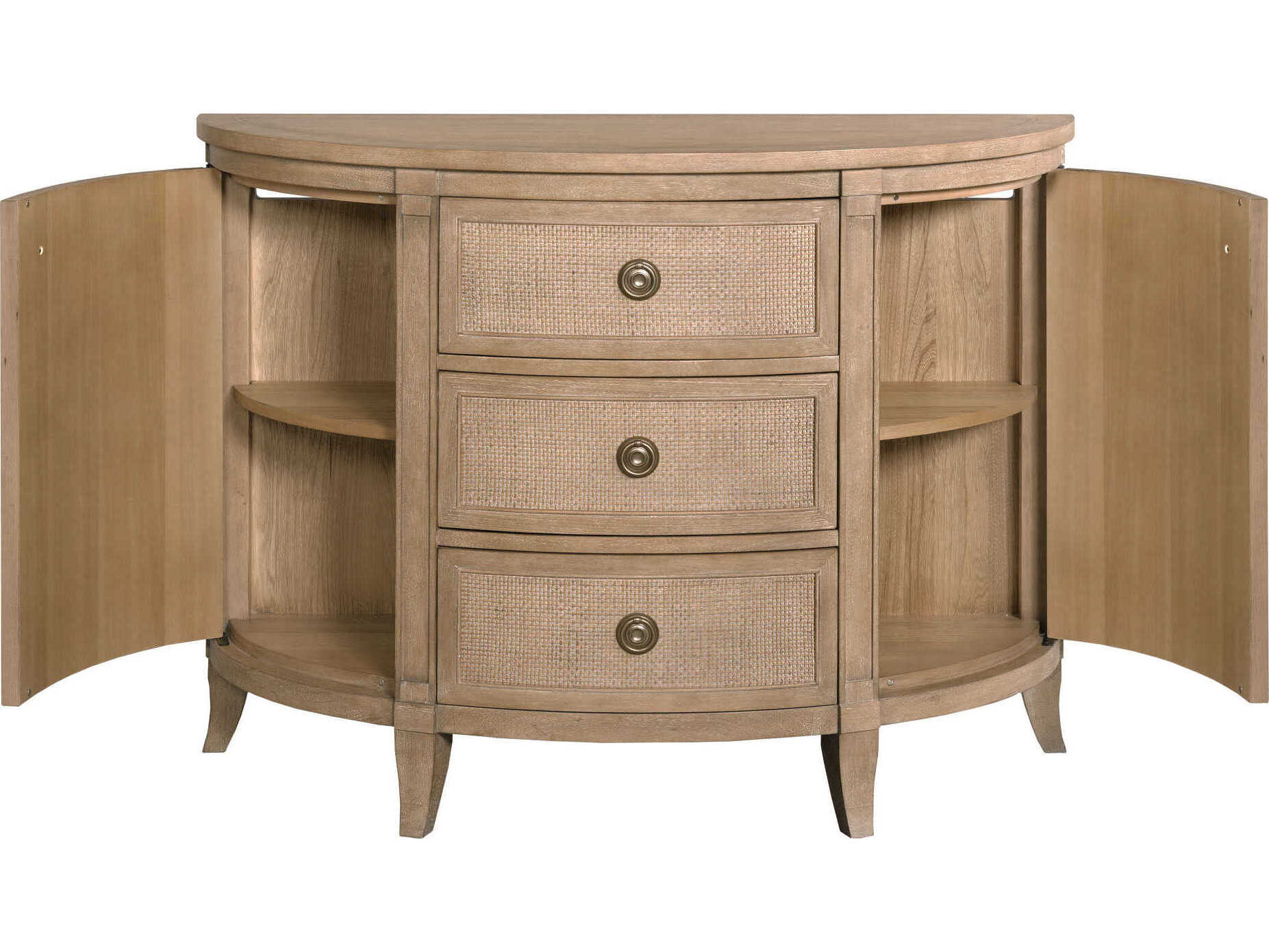 American Drew Chastain Woodfield Brown Elm Wood Accent Chest
