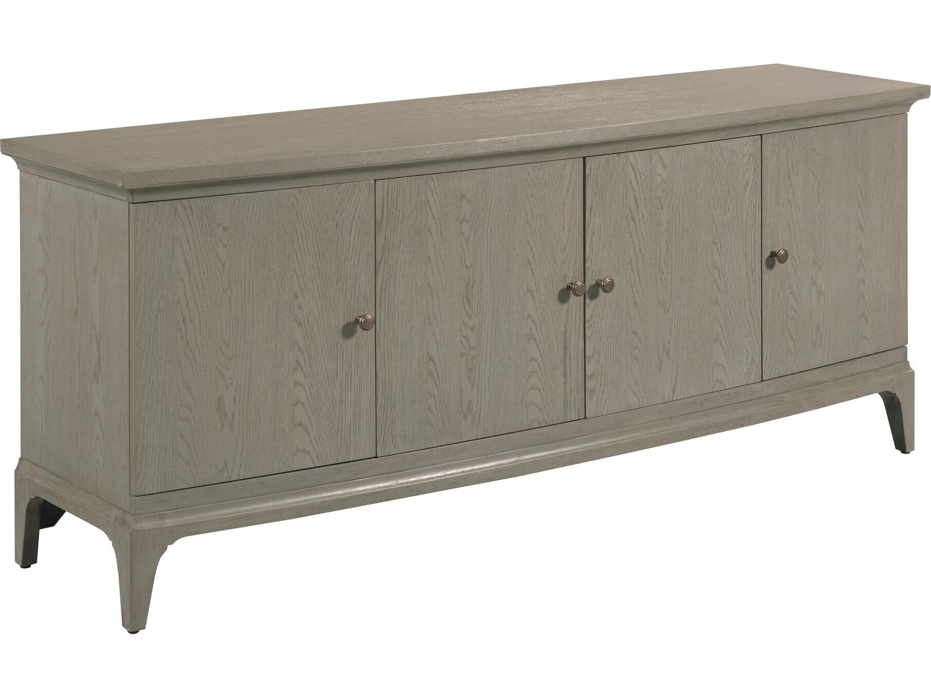 American Drew Milan 76" Oak Wood Media Console