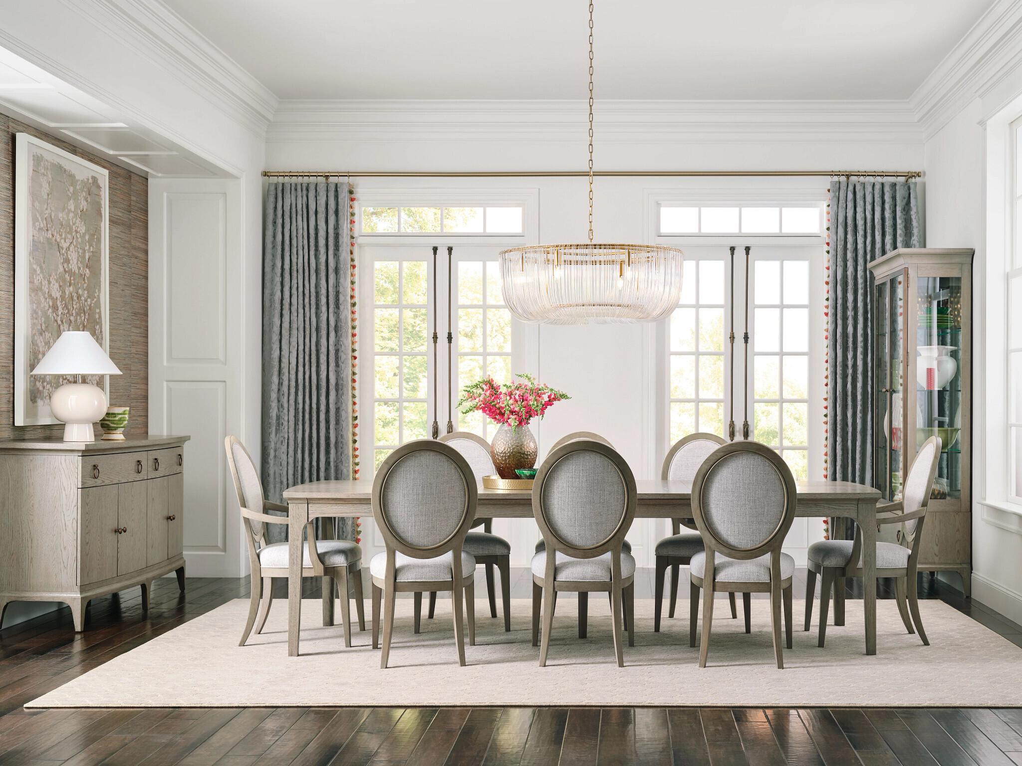 American Drew Milan Rectangular Wood Dining Table