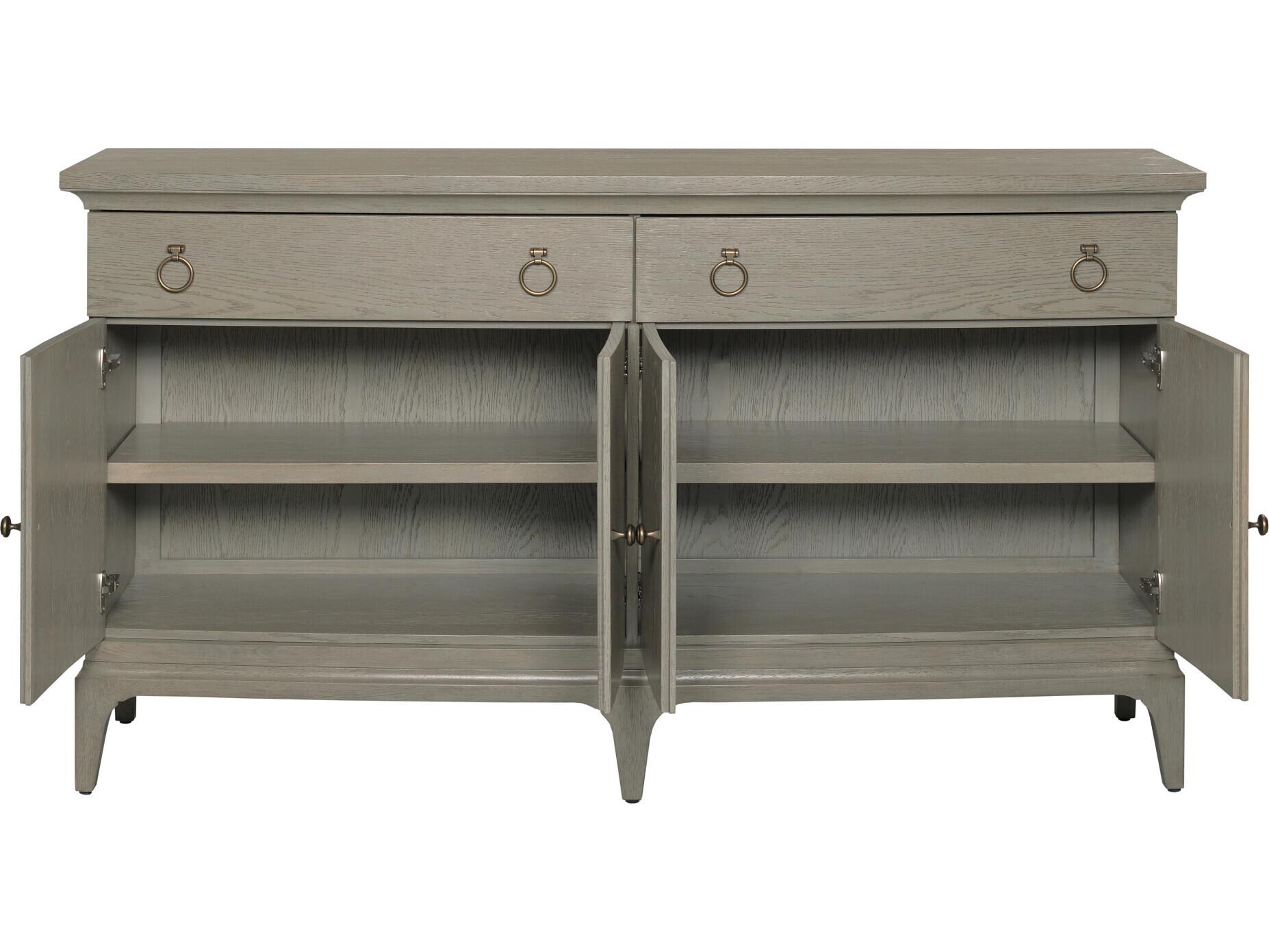 American Drew Milan 68" Oak Wood Sideboard