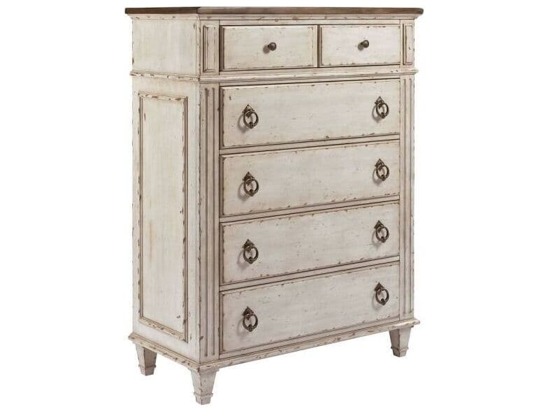 American Drew Summit Oak Wood Accent Chest