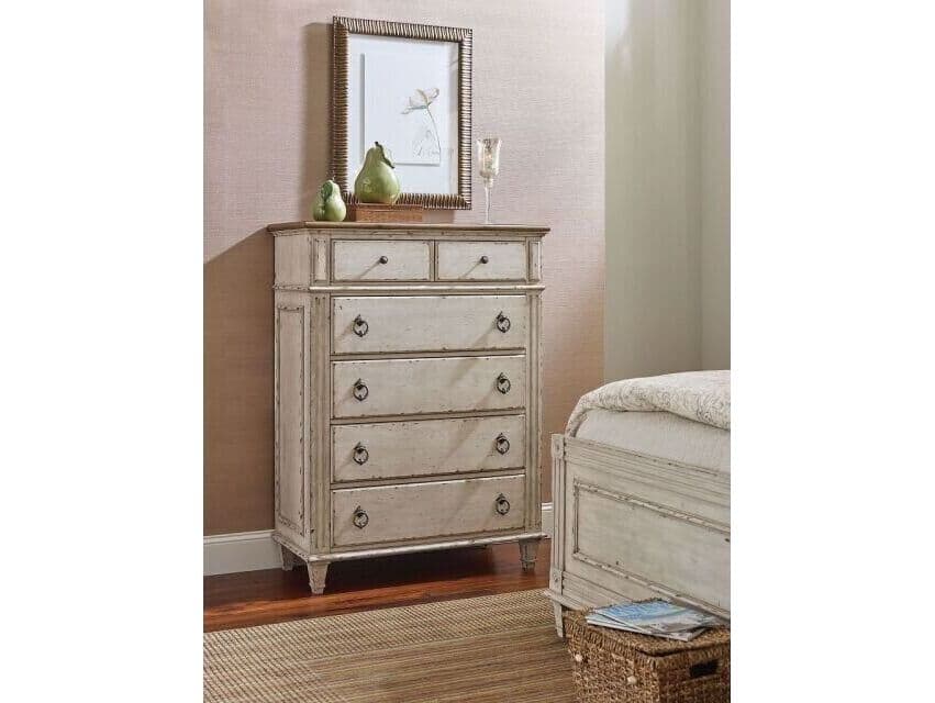 American Drew Summit Oak Wood Accent Chest