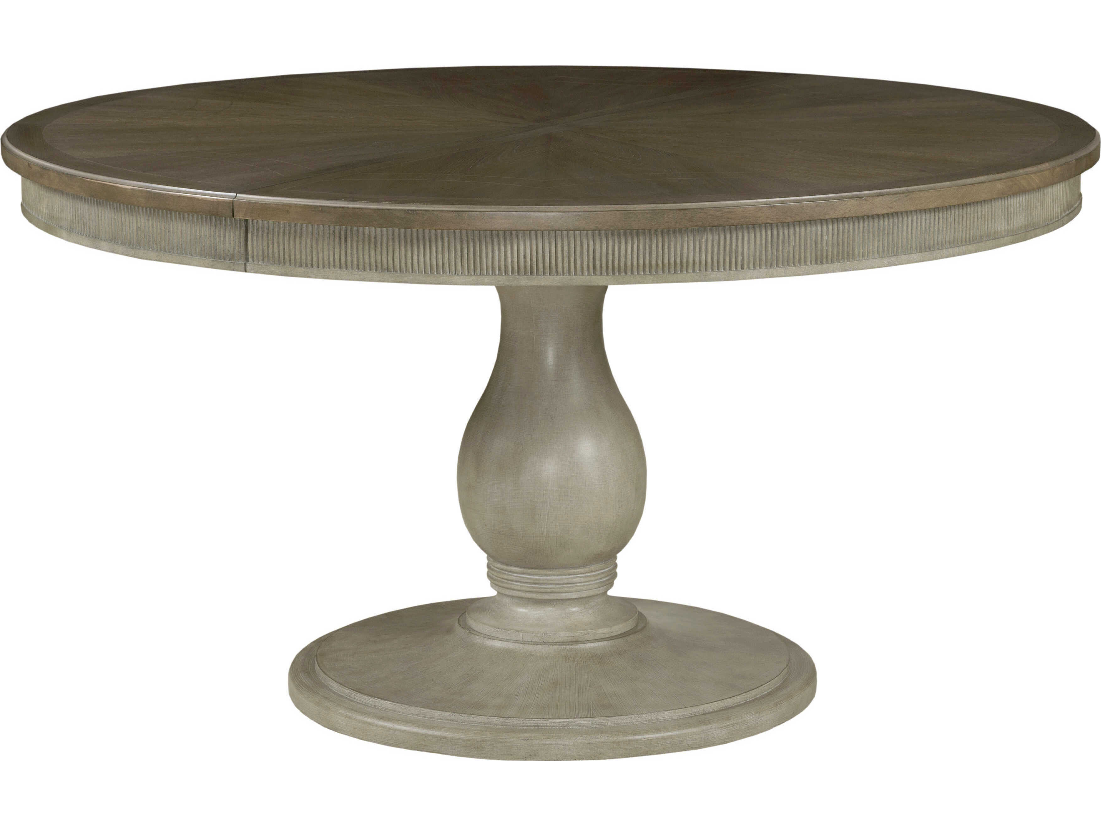 American Drew Savona Octavia Round Wood Versaille Dining Table
