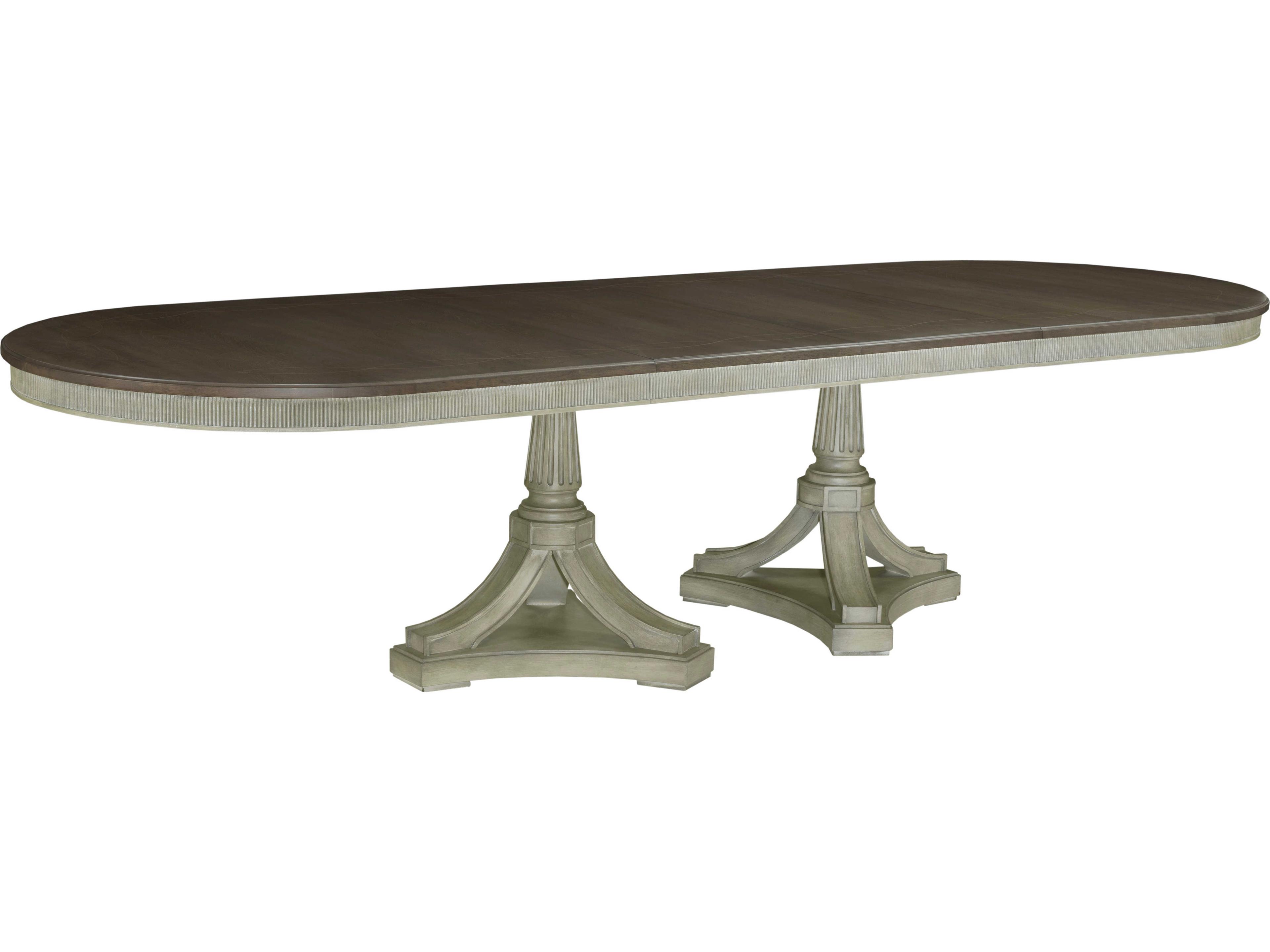 American Drew Savona Friedrick Extendable Oval Wood Versaille Dining Table