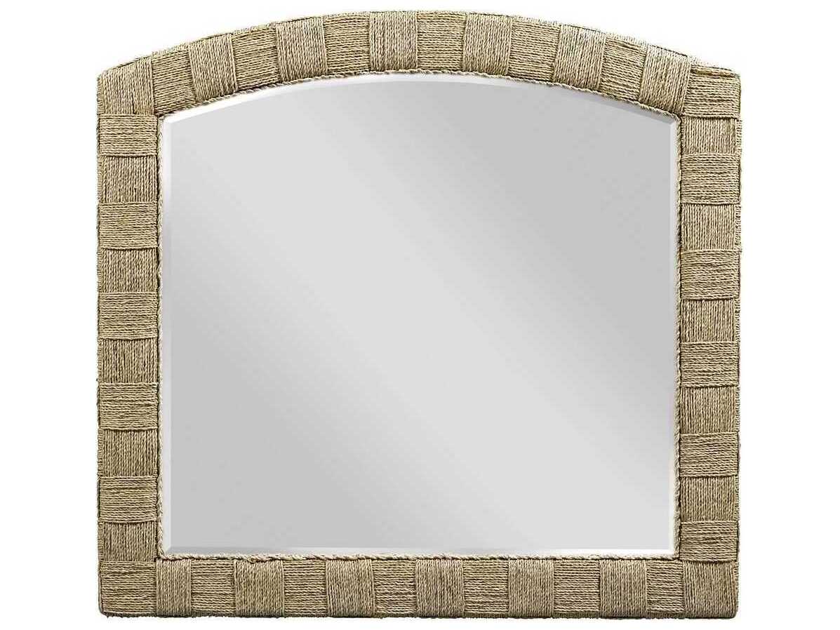 American Drew Litchfield Weave Tinted Natural Wall Mirror