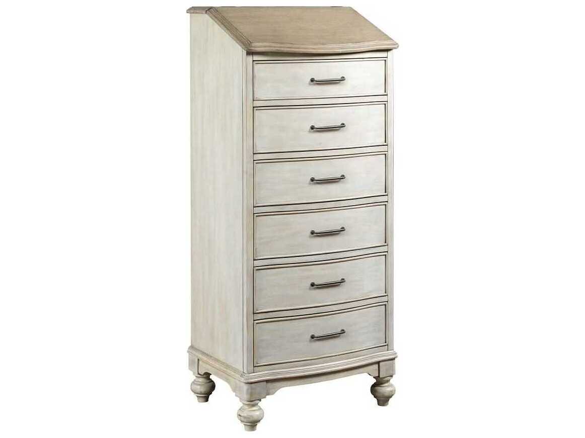 American Drew Litchfield Natick 6-Drawers Driftwood Sun Washed Beige Hardwood Accent Chest