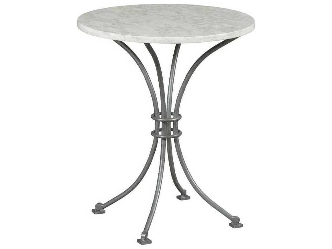 American Drew Litchfield Dover Round Stone End Table