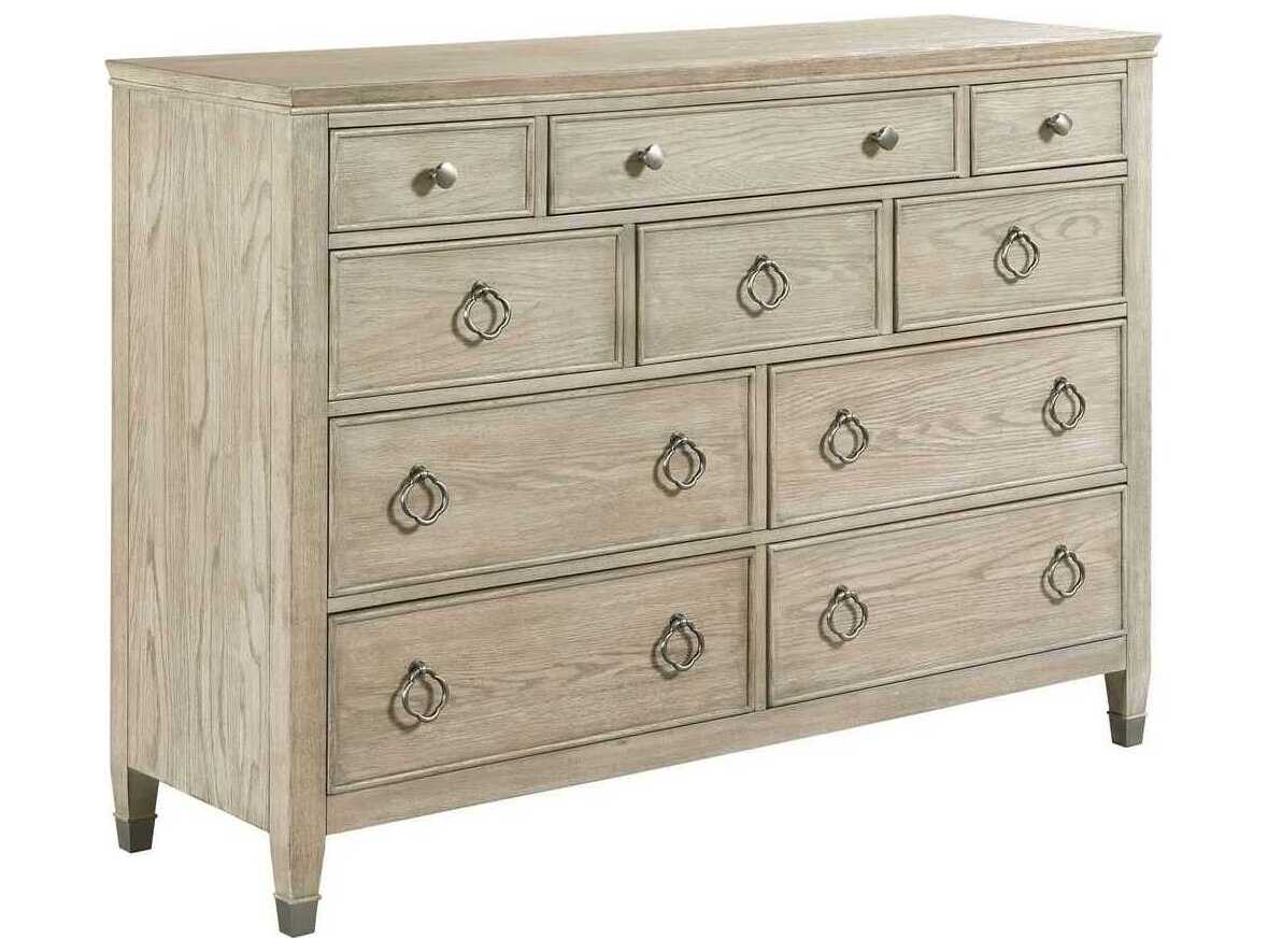 American Drew Vista Jupiter Brown Hardwood Double Dresser