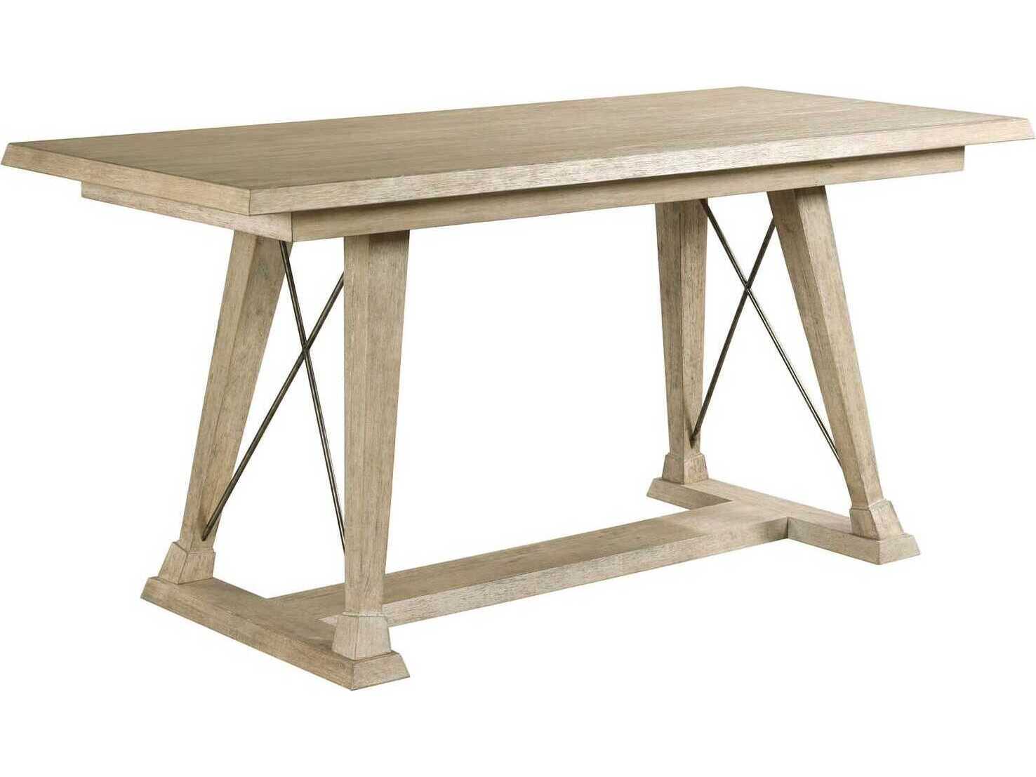 American Drew Vista Clayton Rectangular Wood Oyster Dining Table