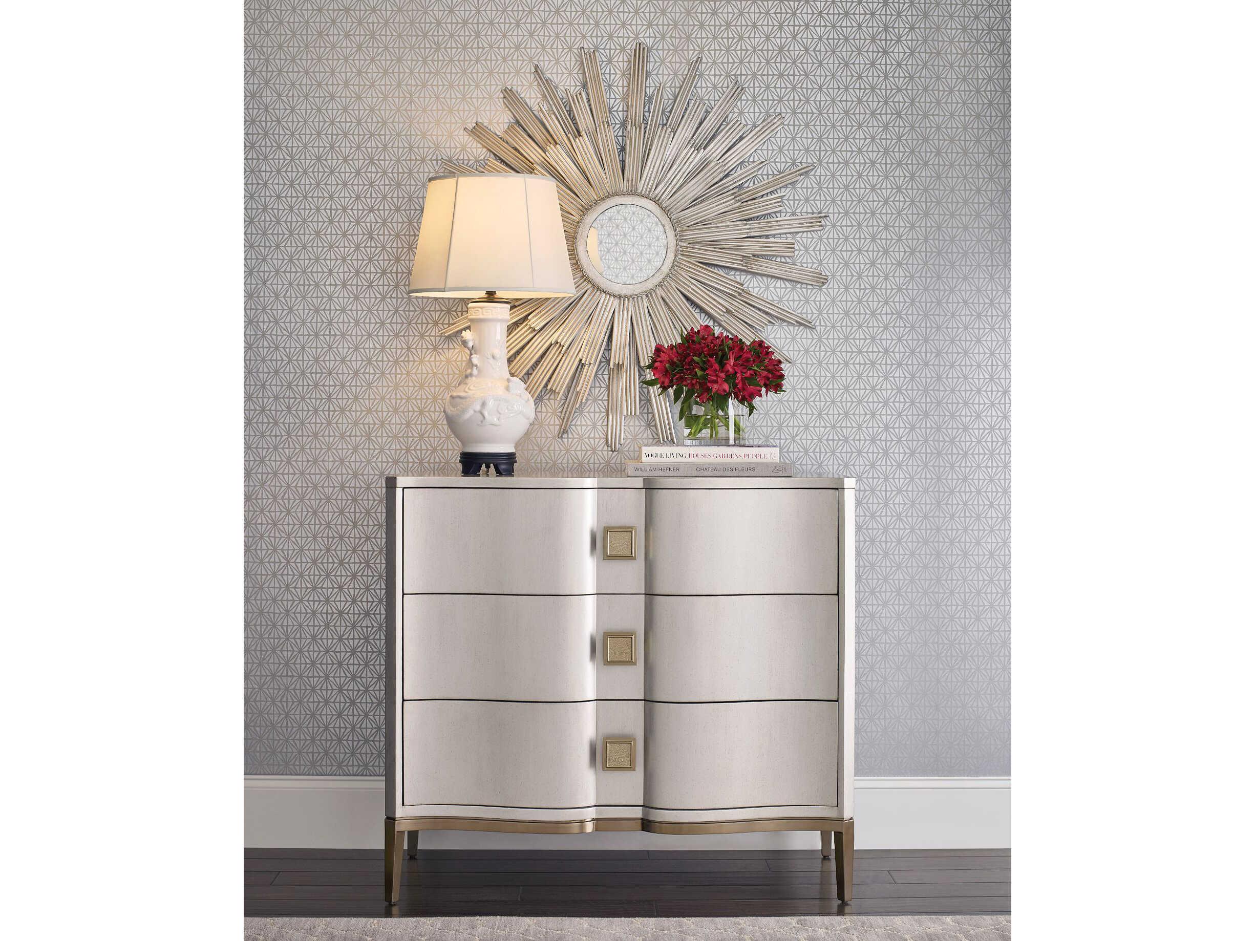 American Drew Vantage Randolph 3-Drawers Gray Hardwood Dresser