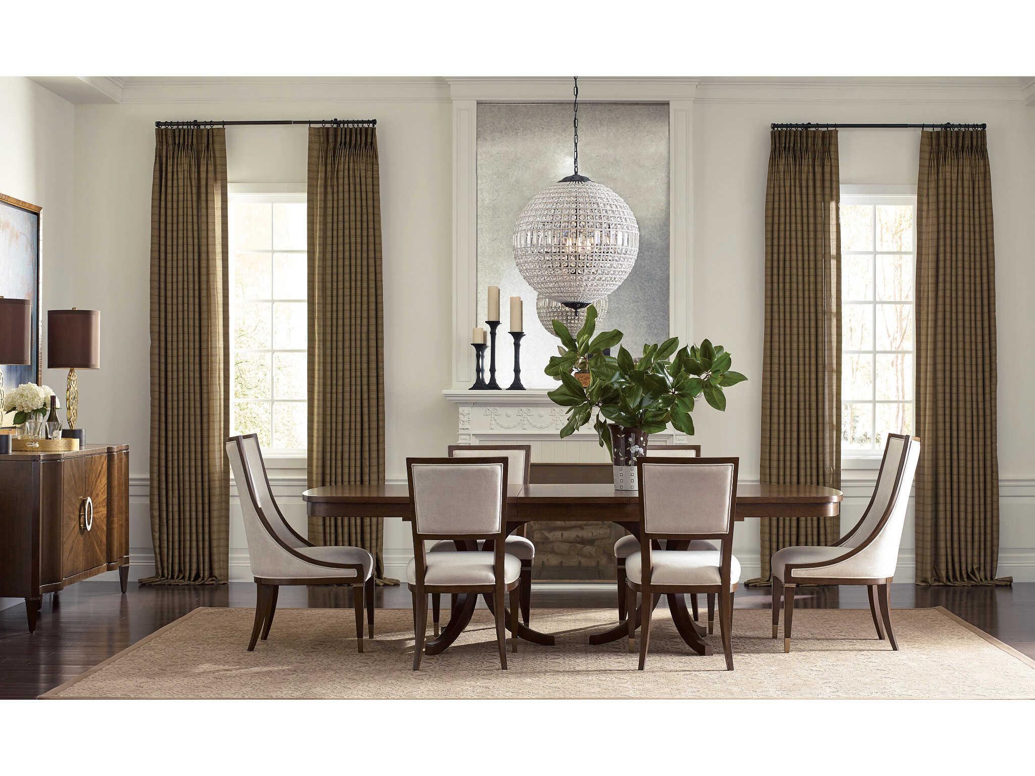 American Drew Vantage Randolph Rectangular Wood Amaretto Dining Table