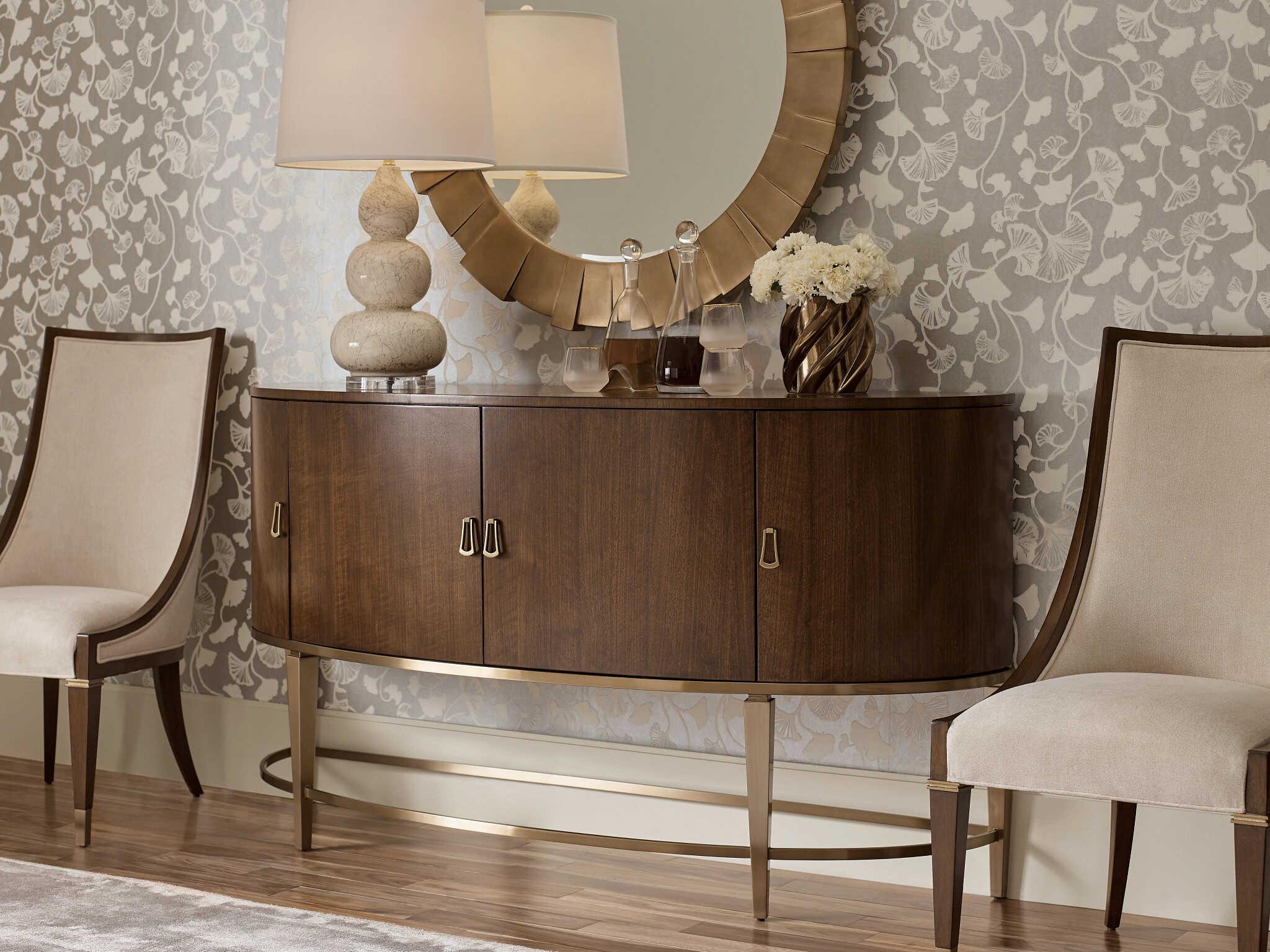 American Drew Vantage Gardner 66" Hardwood Amaretto Sideboard