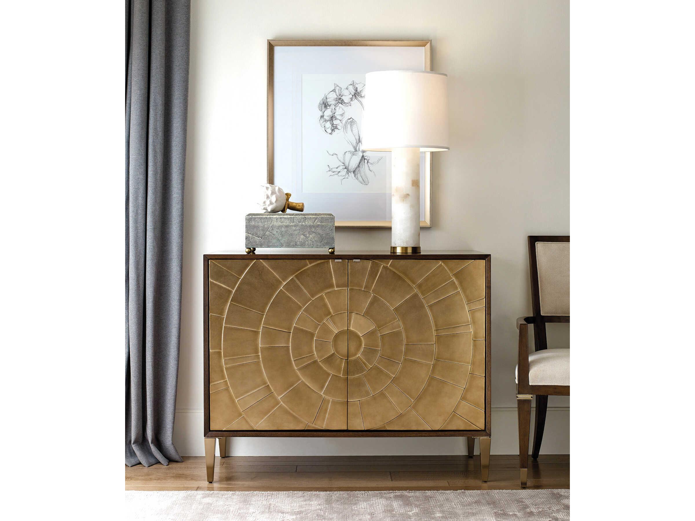 American Drew Vantage Norwalk Amaretto Gold Hardwood Accent Chest