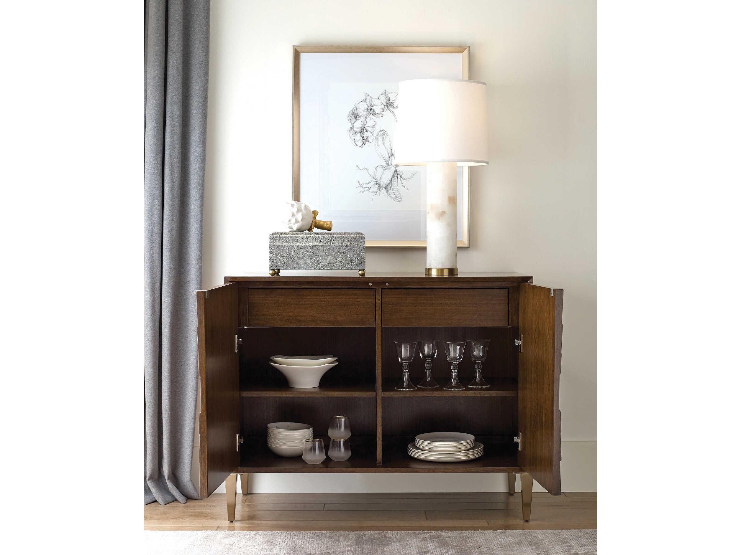 American Drew Vantage Norwalk Amaretto Gold Hardwood Accent Chest