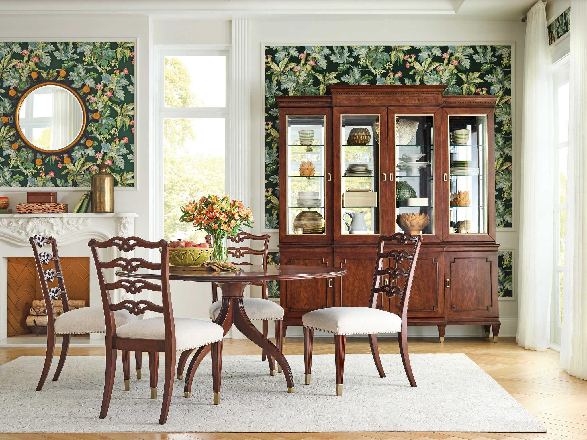 American Drew Addison Cherry Wood Dining Room Set