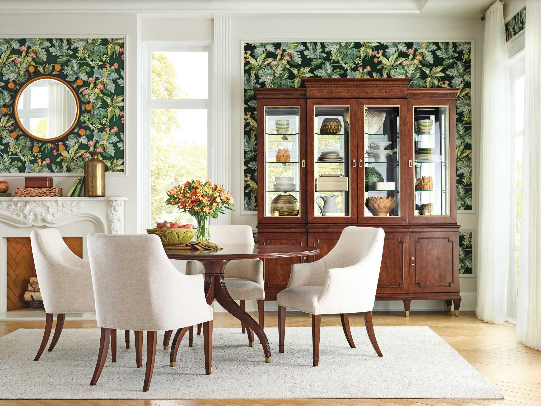 American Drew Addison Cherry Wood Dining Room Set