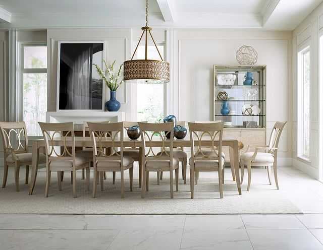 American Drew Lenox Hardwood Dining Room Set