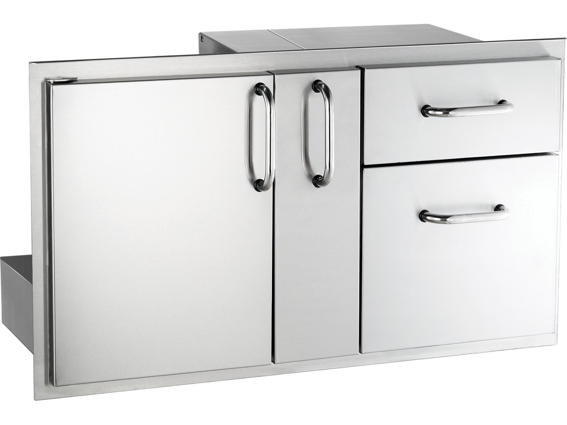 AOG 36-Inch Door with Double Drawer & Platter storage