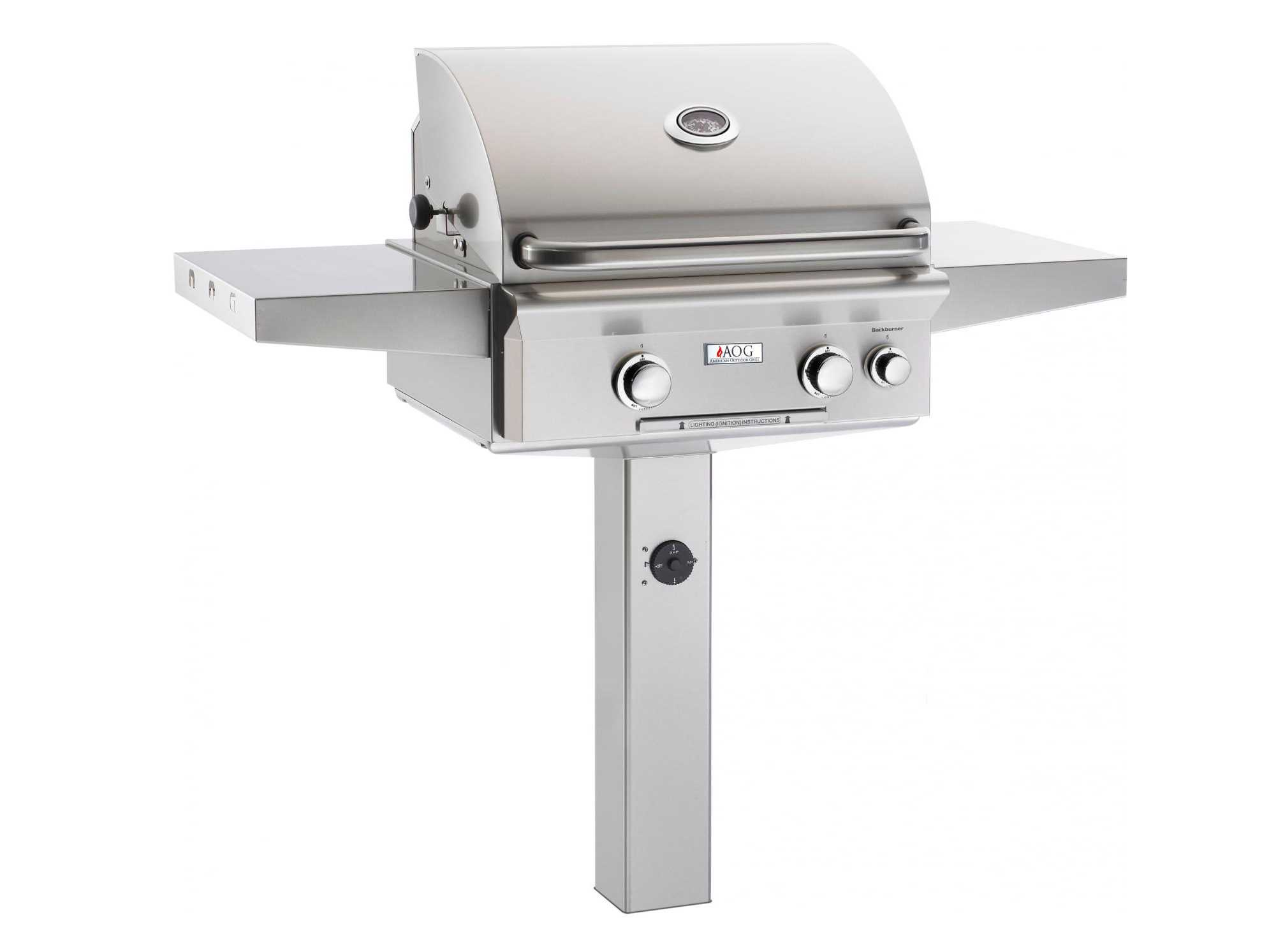 AOG L Series Post Mount 24'' BBQ Grill