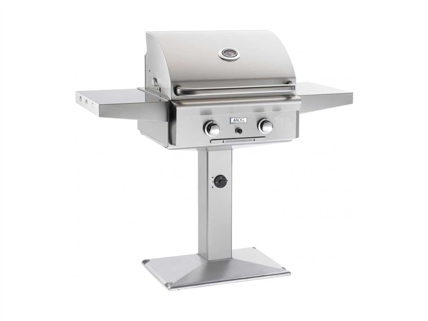 AOG L Series Post Mount 24'' BBQ Grill