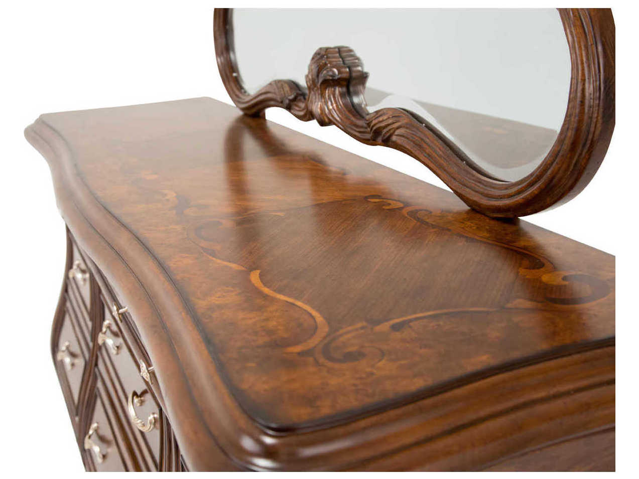 Luxecor Gilded 12-Drawers Brown Dresser