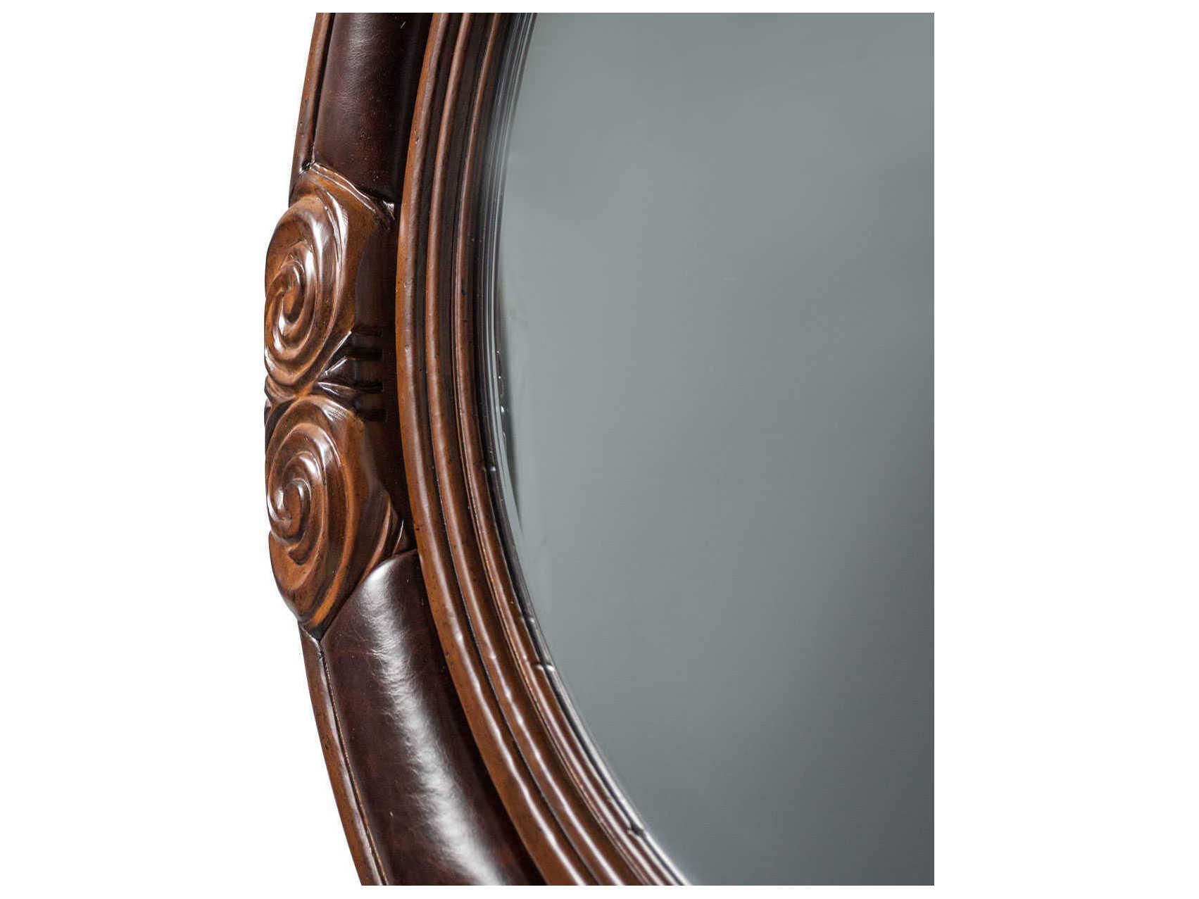 Michael Amini Tuscano Melange Oval Wall Mirror