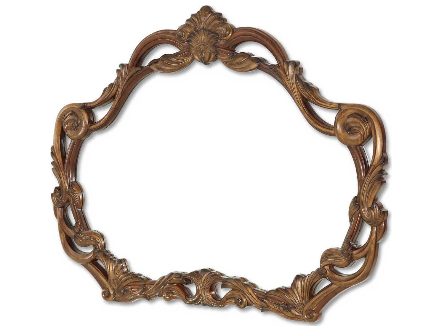 Michael Amini Villa Valencia Classic Chestnut Wall Mirror