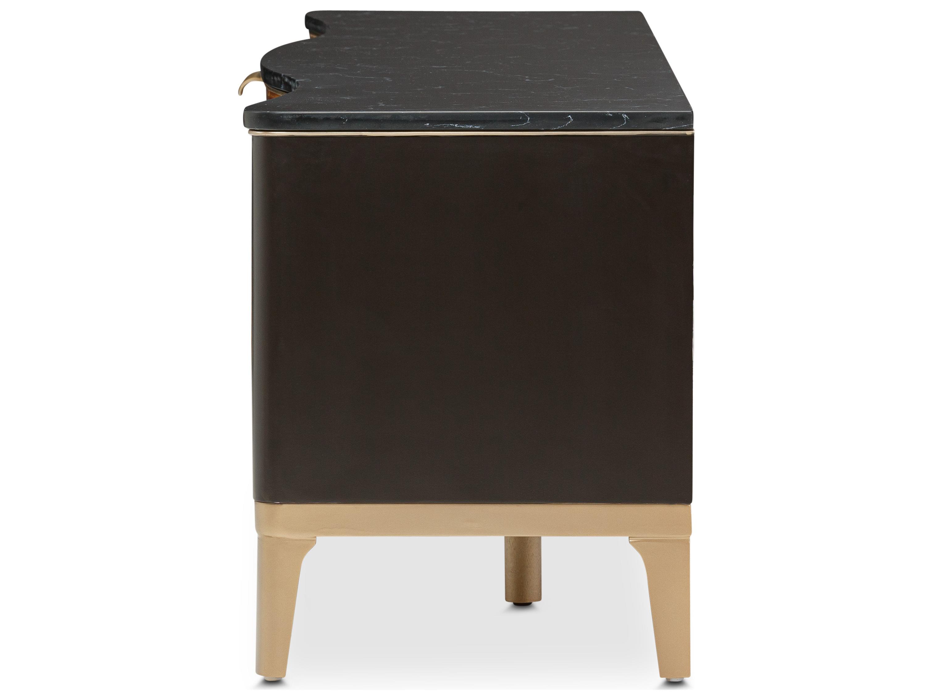 Michael Amini Malibu Crest - Mahogany 80" Media Console