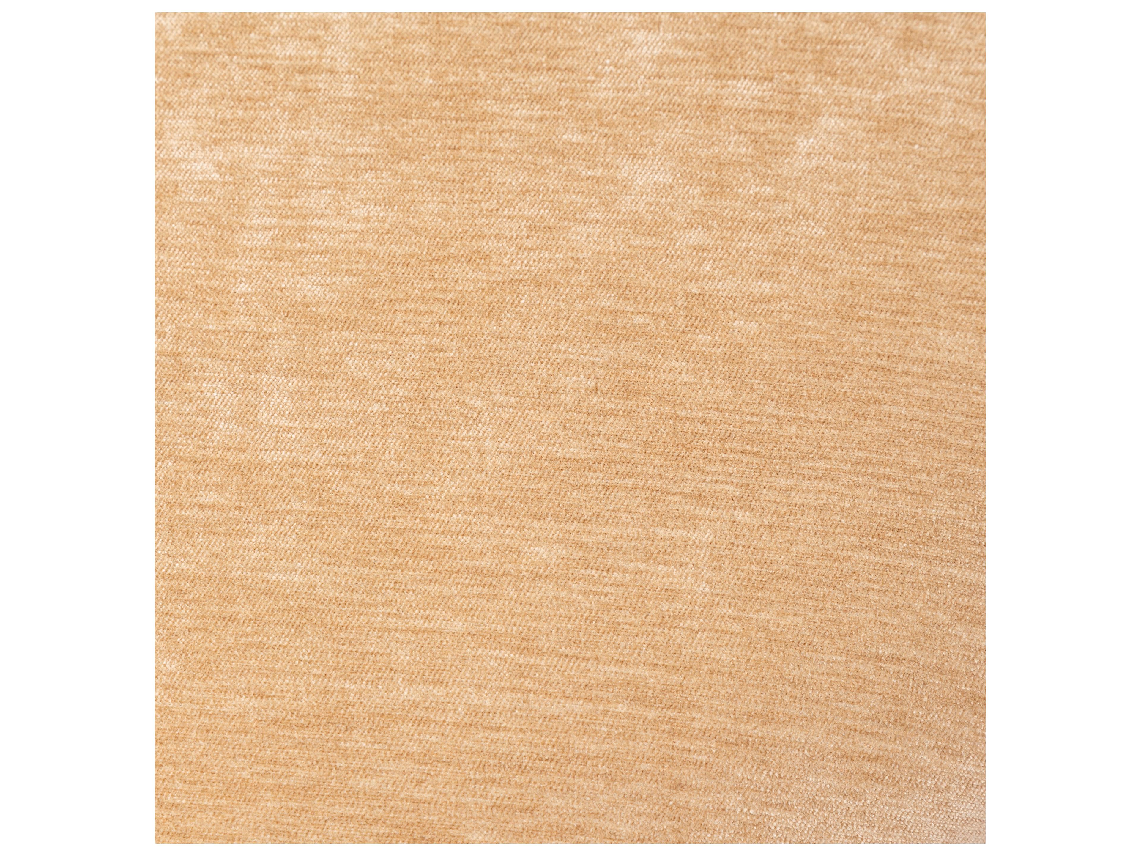 Michael Amini Malibu Crest - Mahogany Beige Upholstered Ottoman