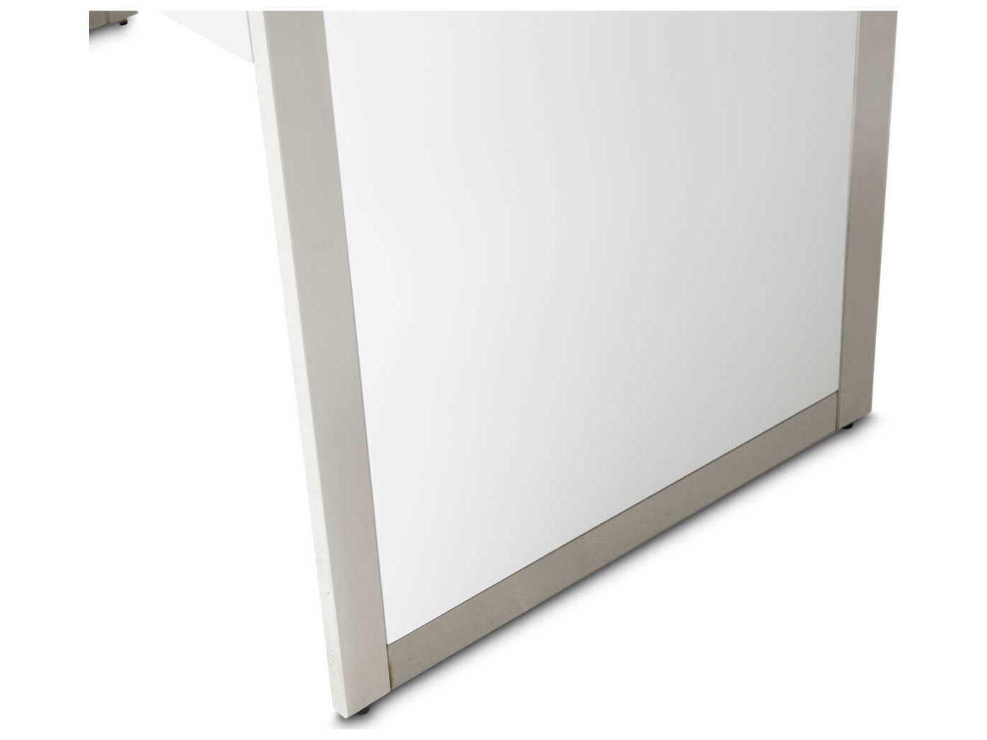 Luxecor Gilded Glossy White Writing Desk