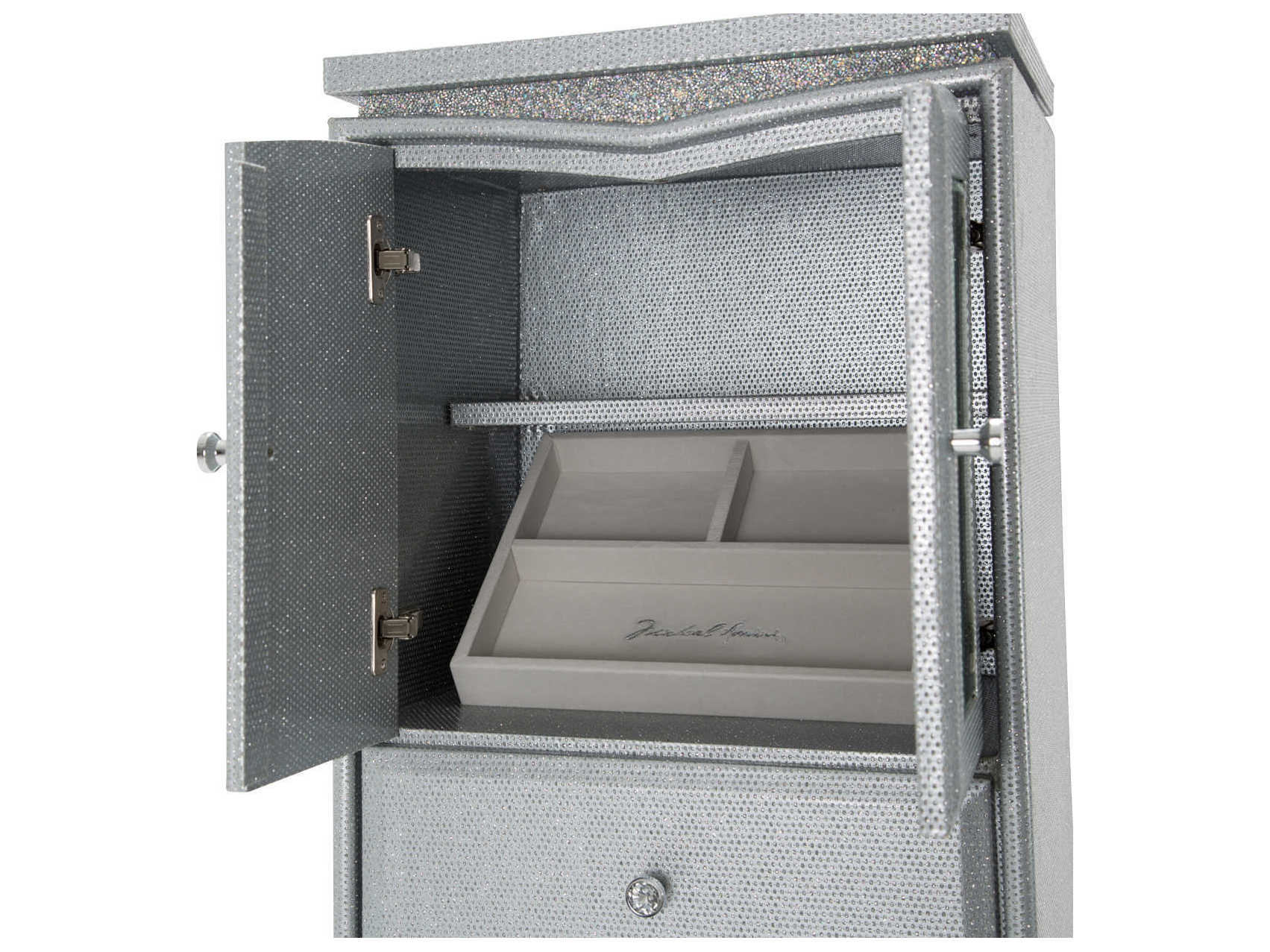 Michael Amini Melrose Plaza Dove Gray Accent Chest