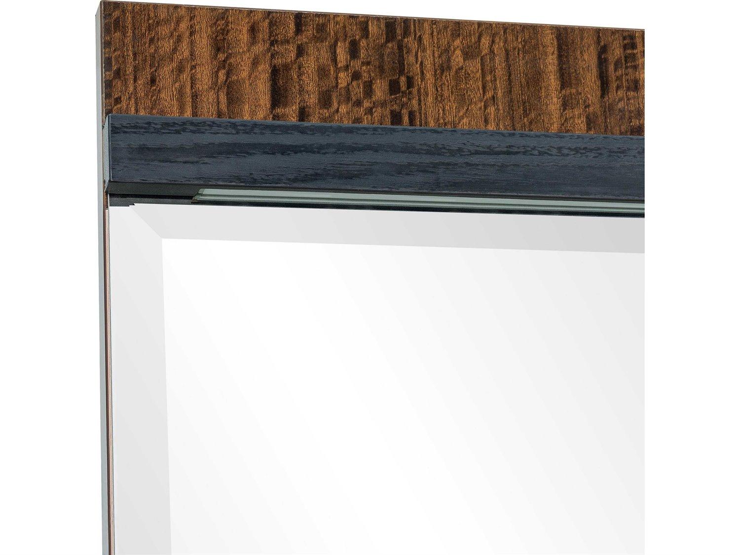 Michael Amini Kayner Charcoal Rectangular Dresser Mirror