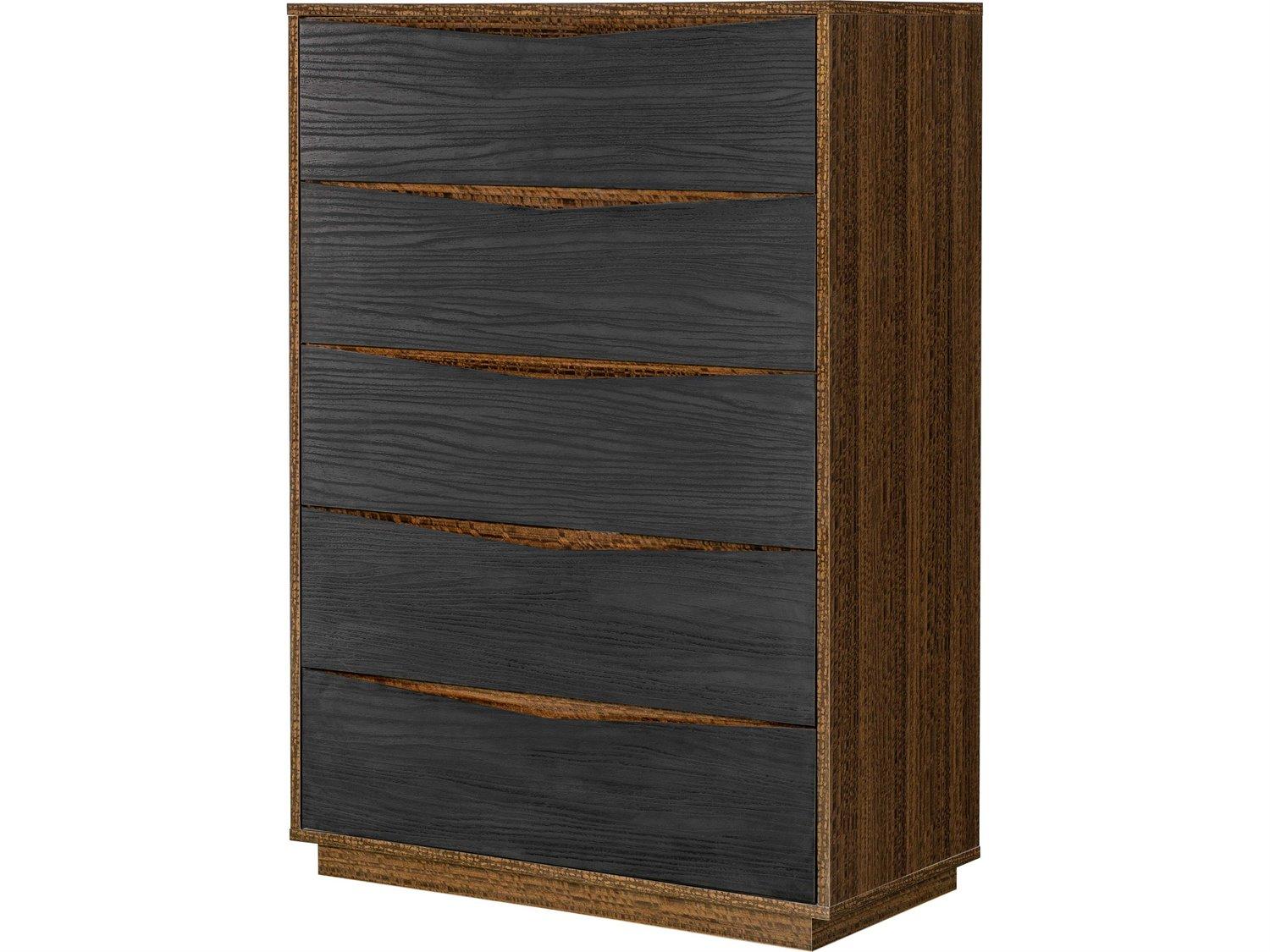 Michael Amini Kayner Charcoal Brown Accent Chest