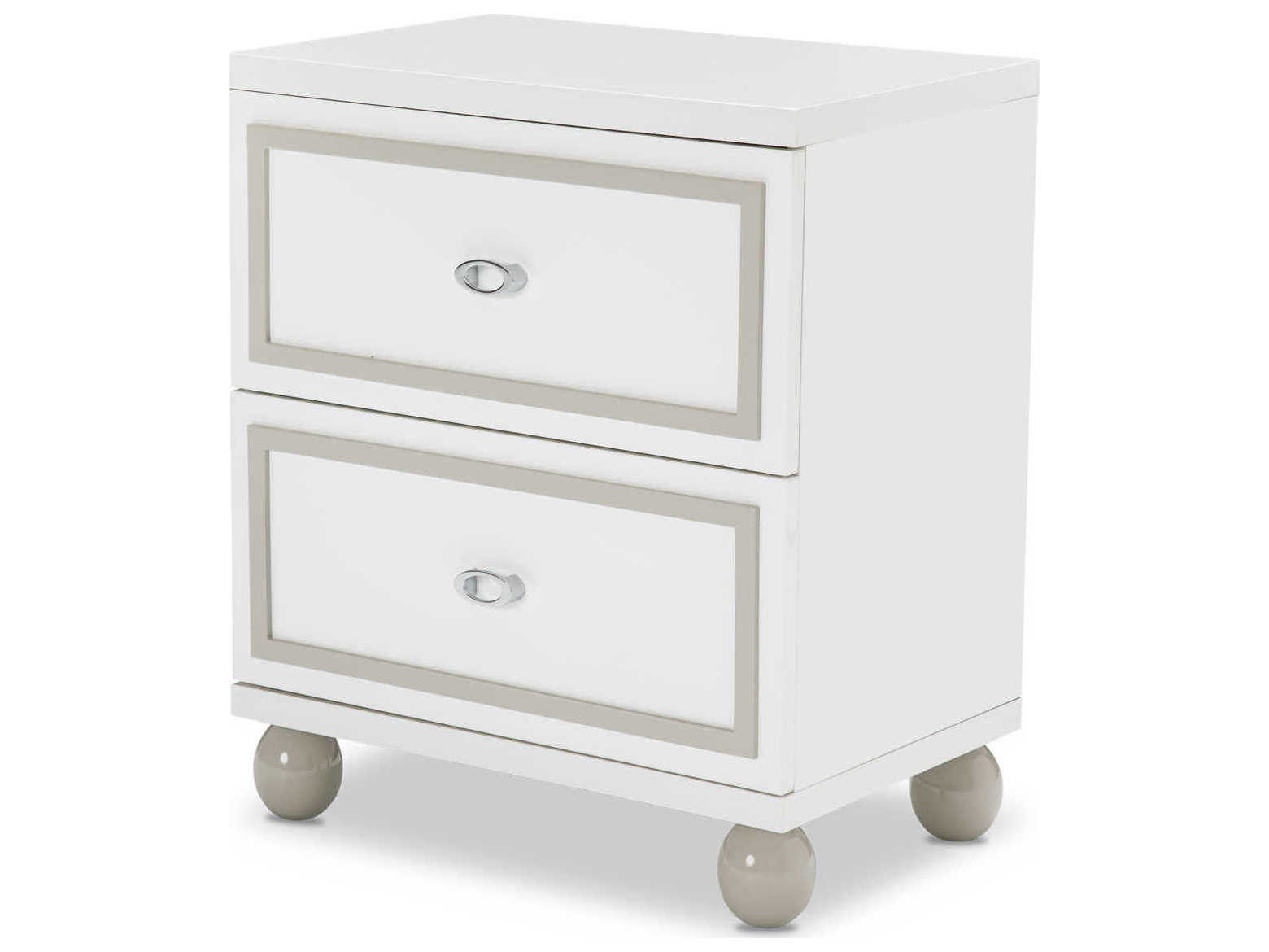 Michael Amini Sky Tower 2-Drawers Nightstand