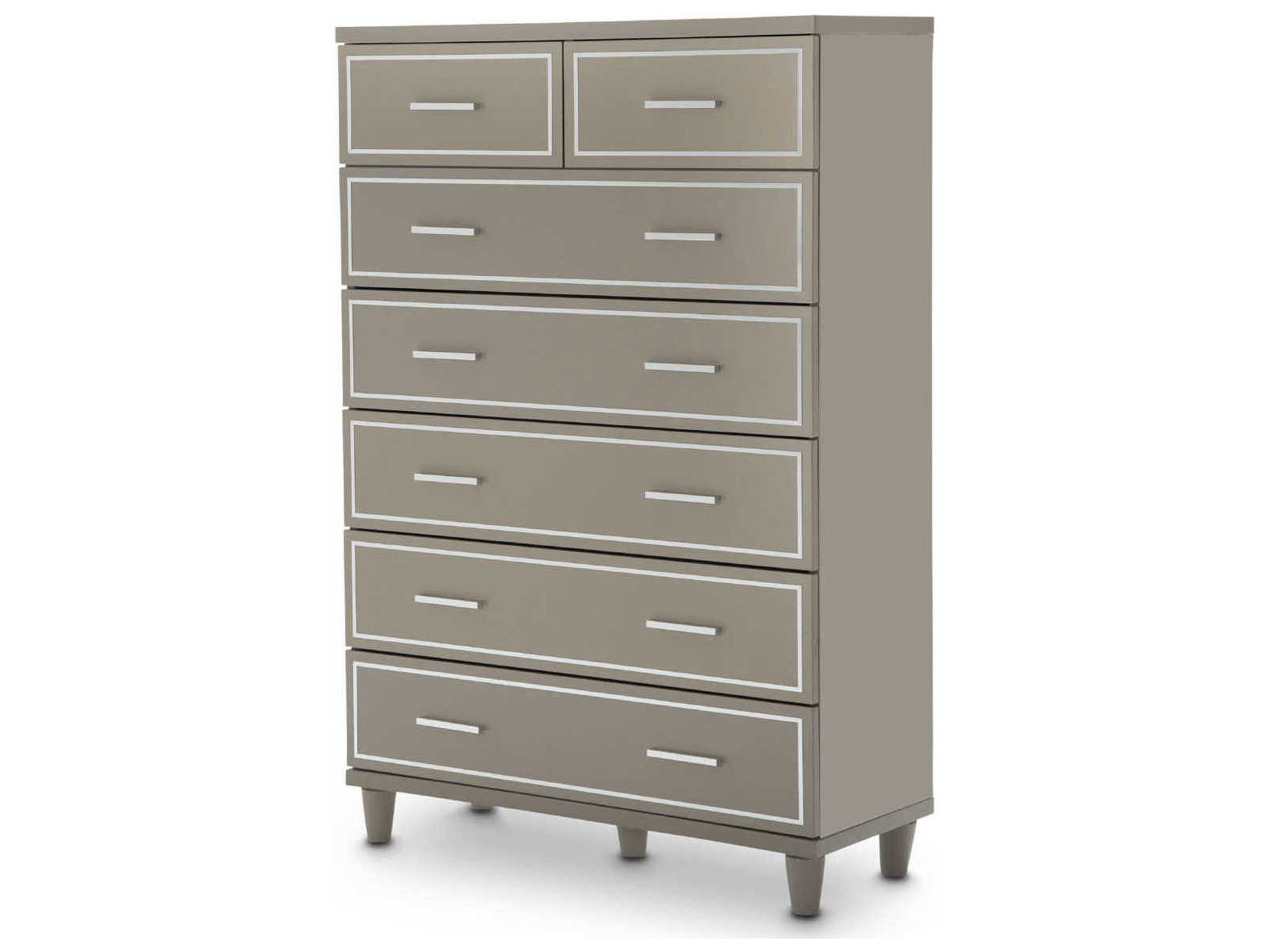 Michael Amini Urban Place Dove Grey Accent Chest