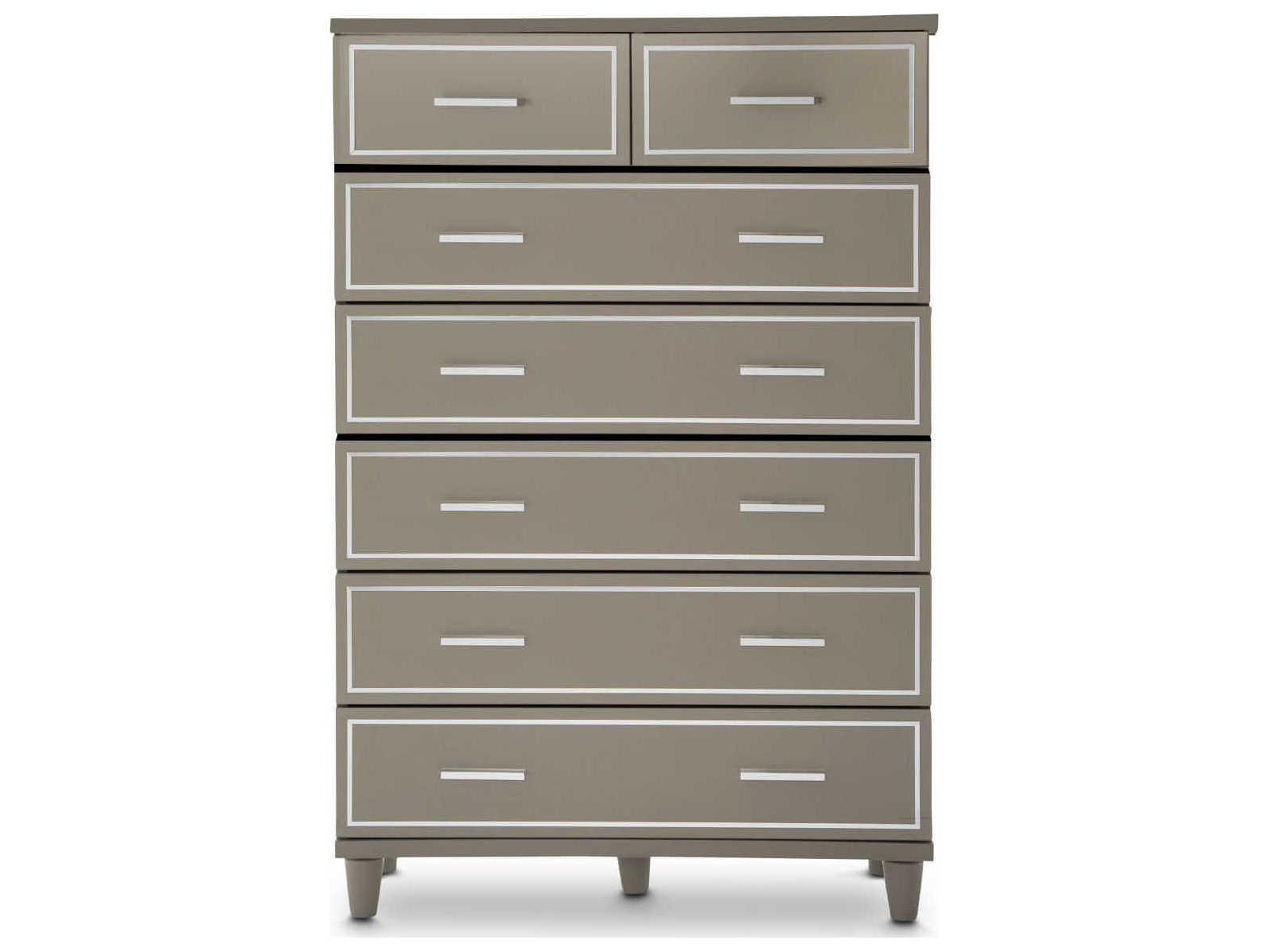 Michael Amini Urban Place Dove Grey Accent Chest