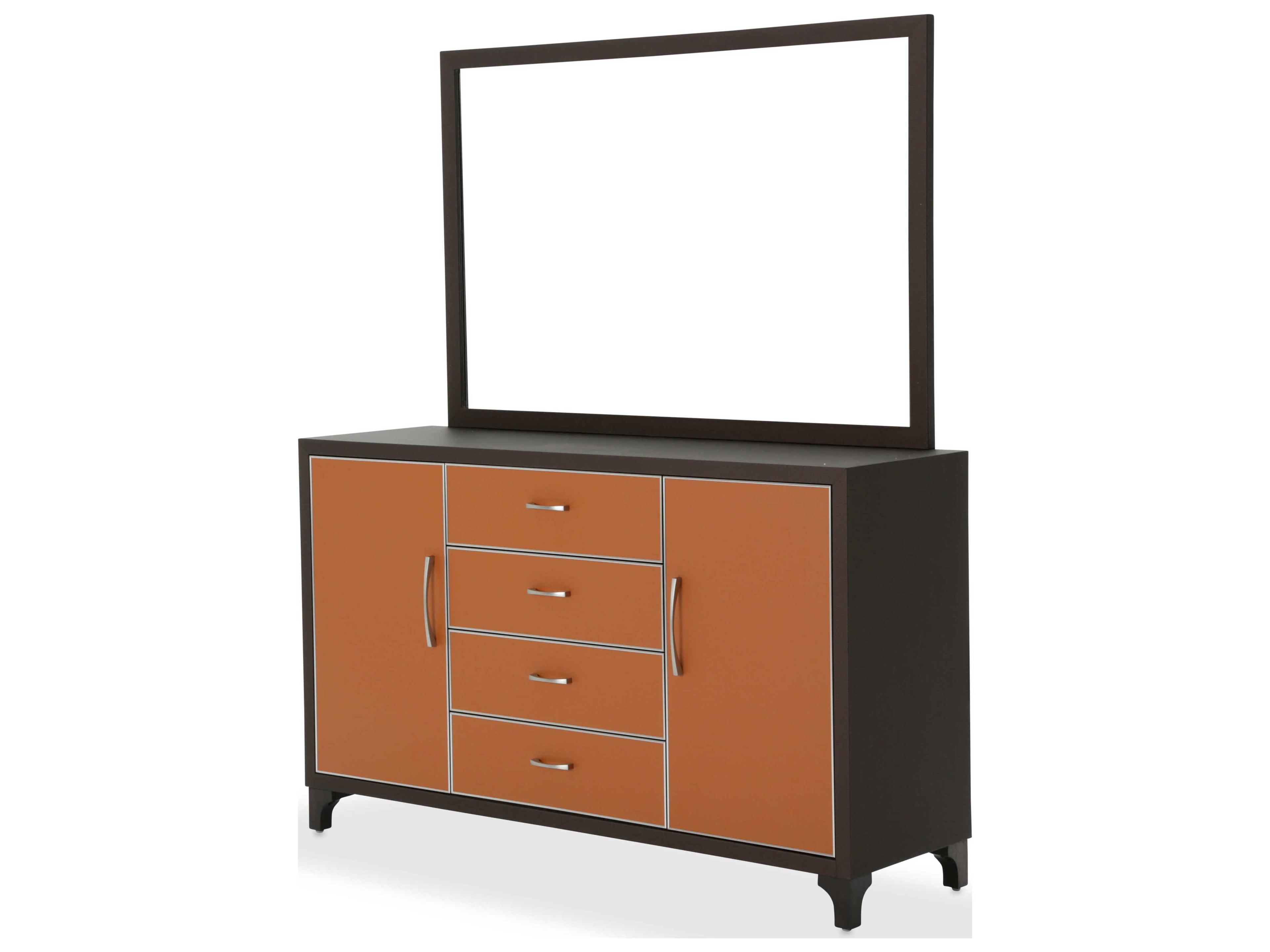 Michael Amini Rectangular Wall Mirror