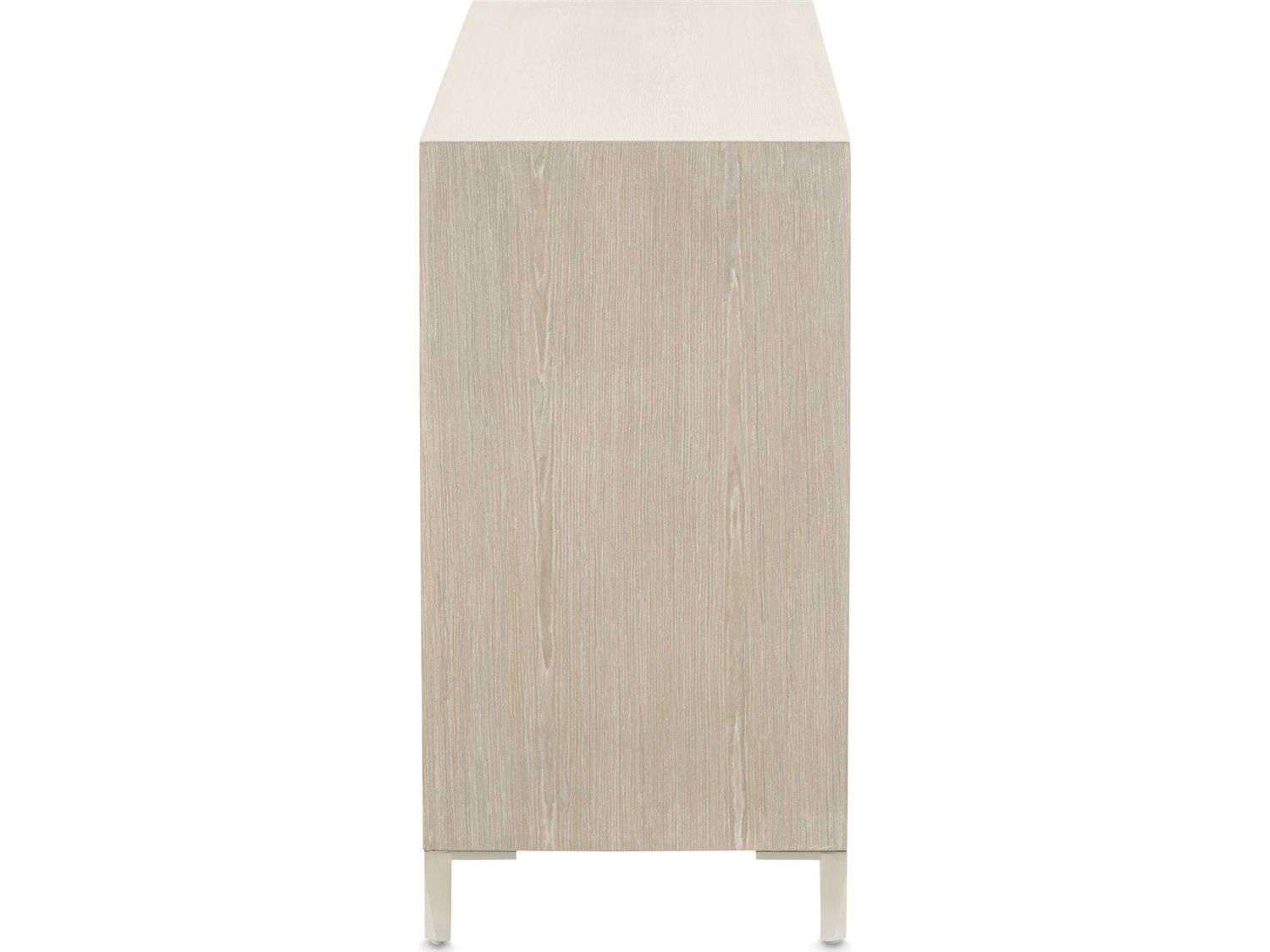 Michael Amini Lotus Bay 72" Rubberwood Sand Sideboard