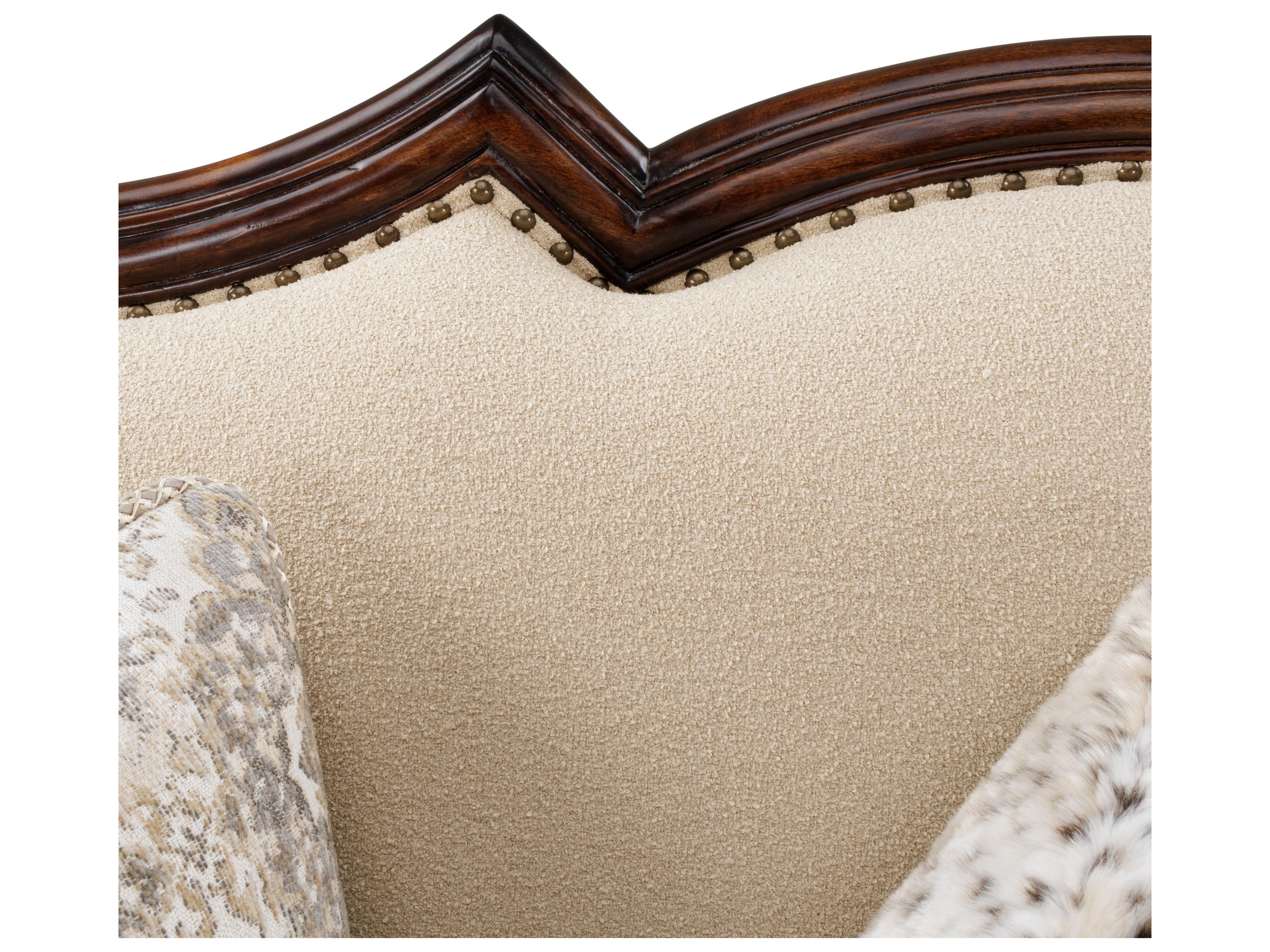 Michael Amini Chamberi Beige Upholstered Sectional Sofa