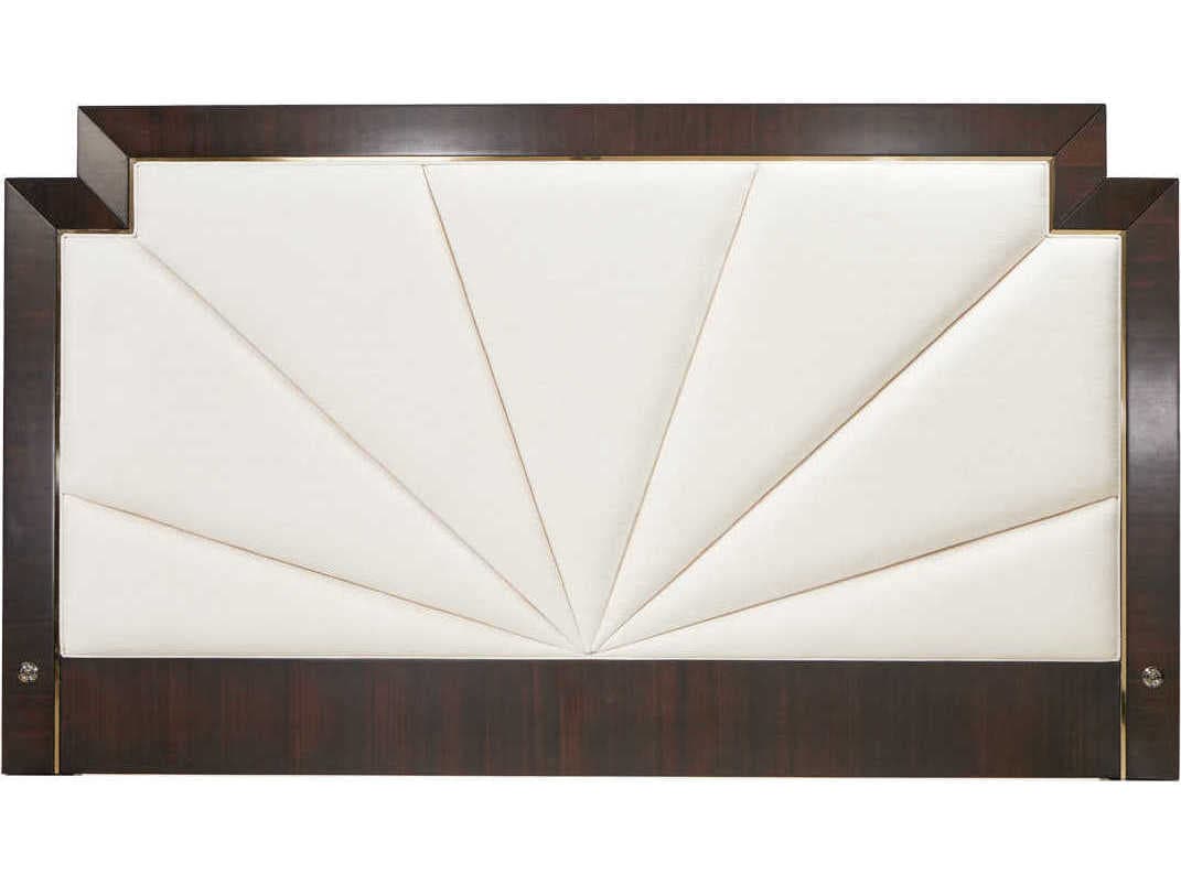 Luxecor Gilded Brown Poplar Wood Queen Platform Bed