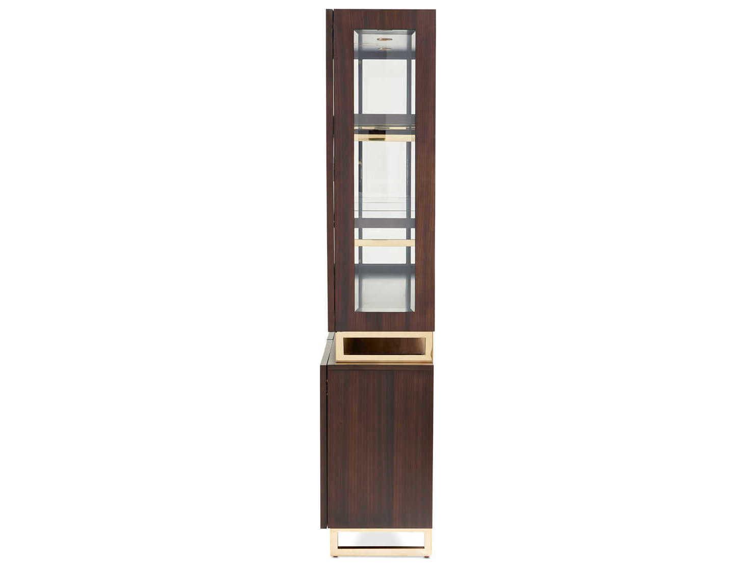 Luxecor Gilded Poplar Wood Display Cabinet