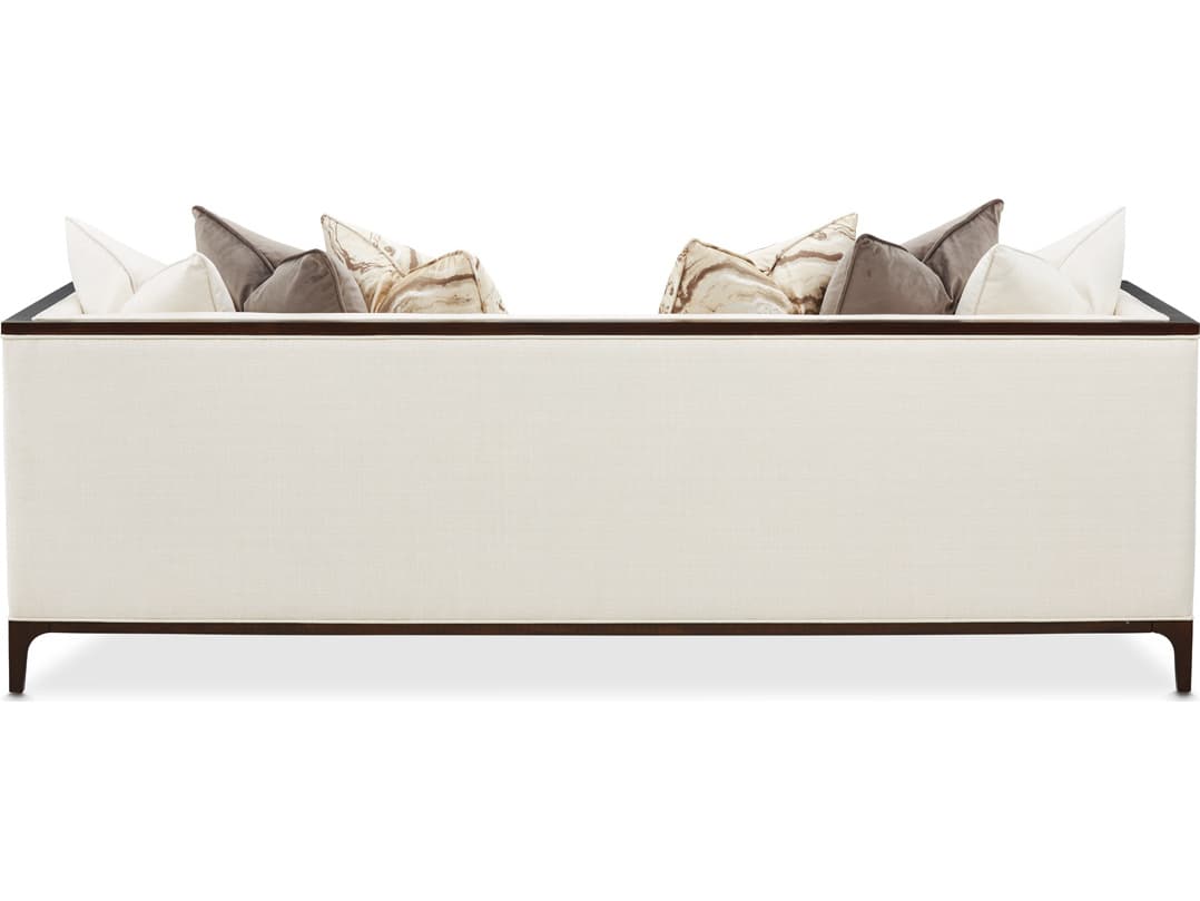 Michael Amini Belmont Place Cream Upholstered Sofa