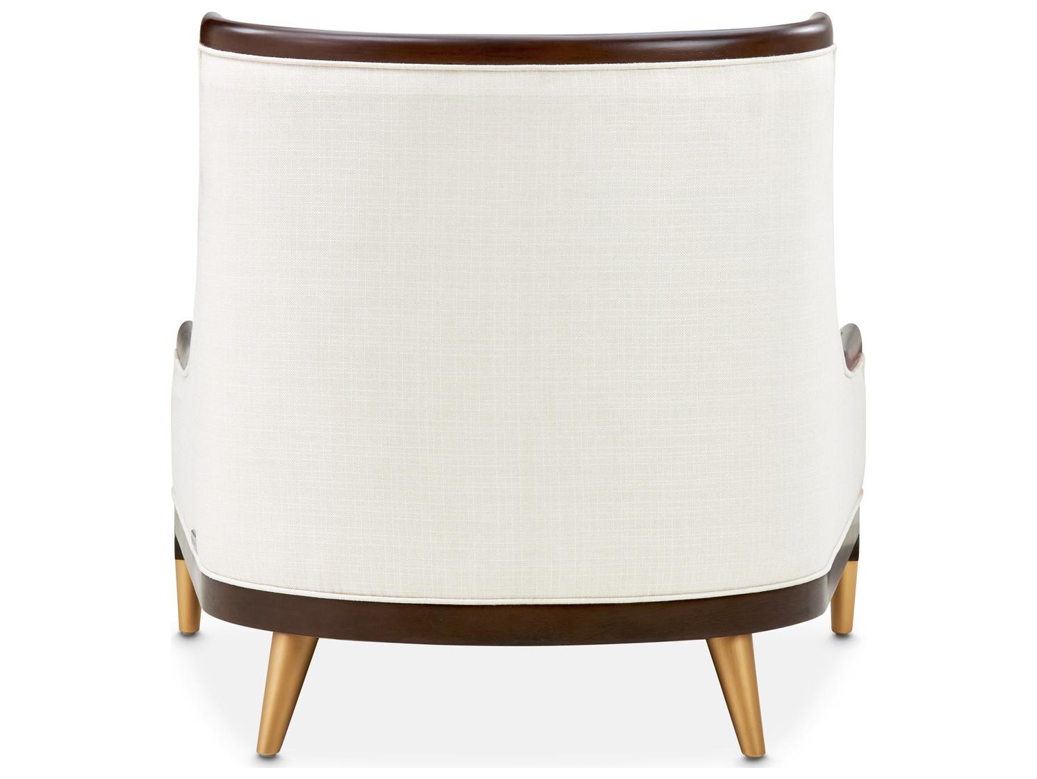 Michael Amini Belmont Place Cream Accent Chair