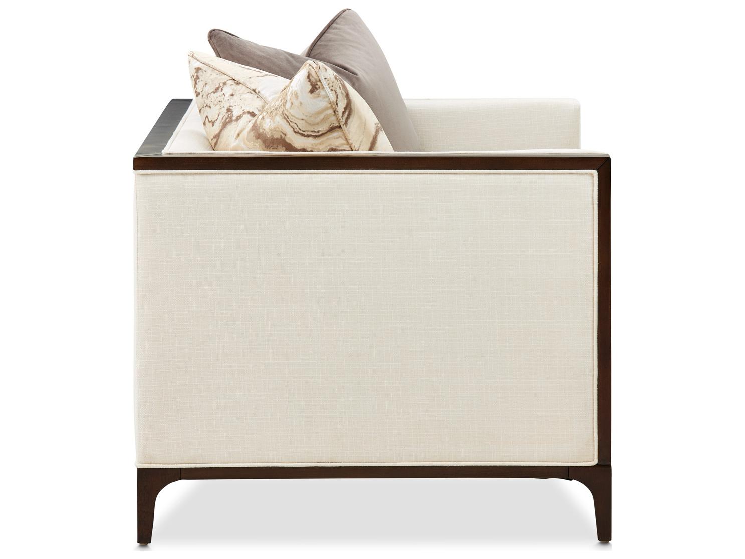 Michael Amini Belmont Place Cream Accent Chair