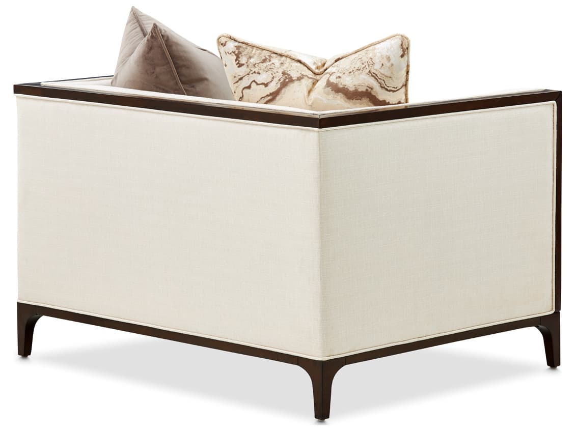 Michael Amini Belmont Place Cream Accent Chair