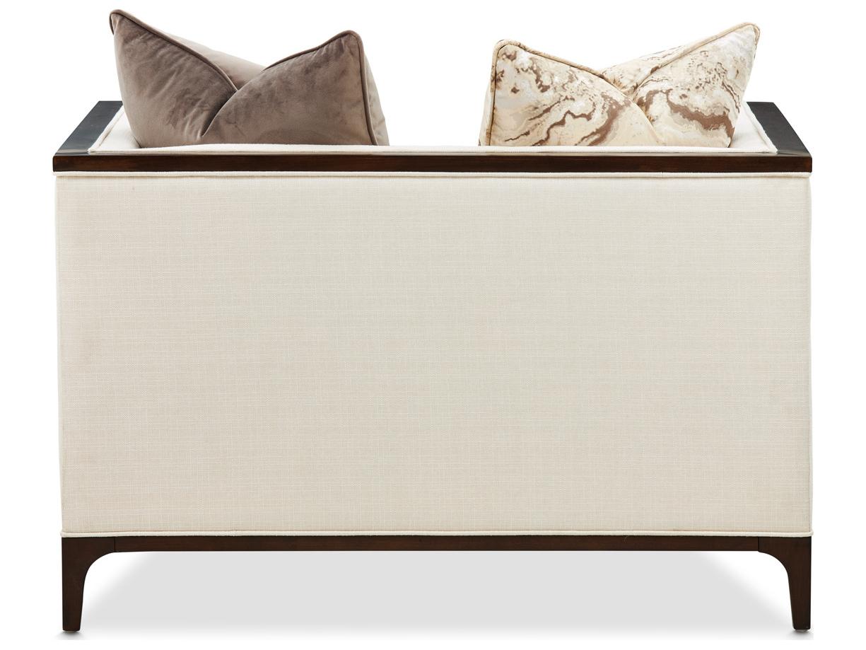 Michael Amini Belmont Place Cream Accent Chair