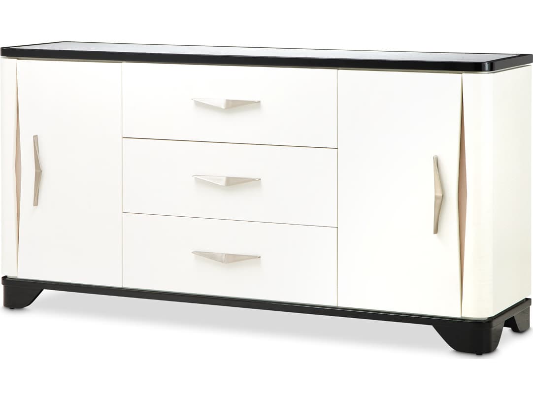 Michael Amini Tuxedo 72" Poplar Wood Sideboard